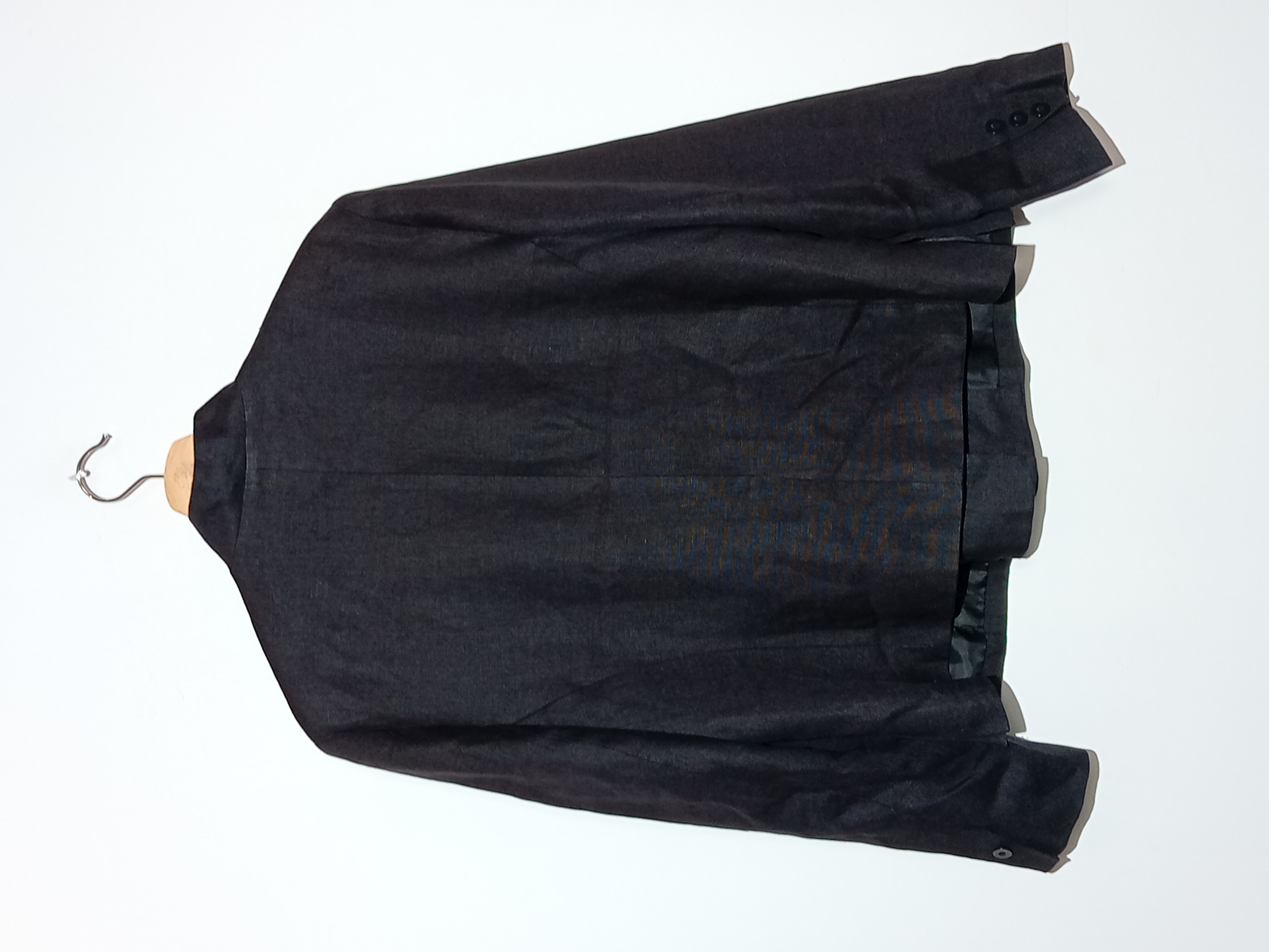 Veste En Lin Noire Talbots Xl