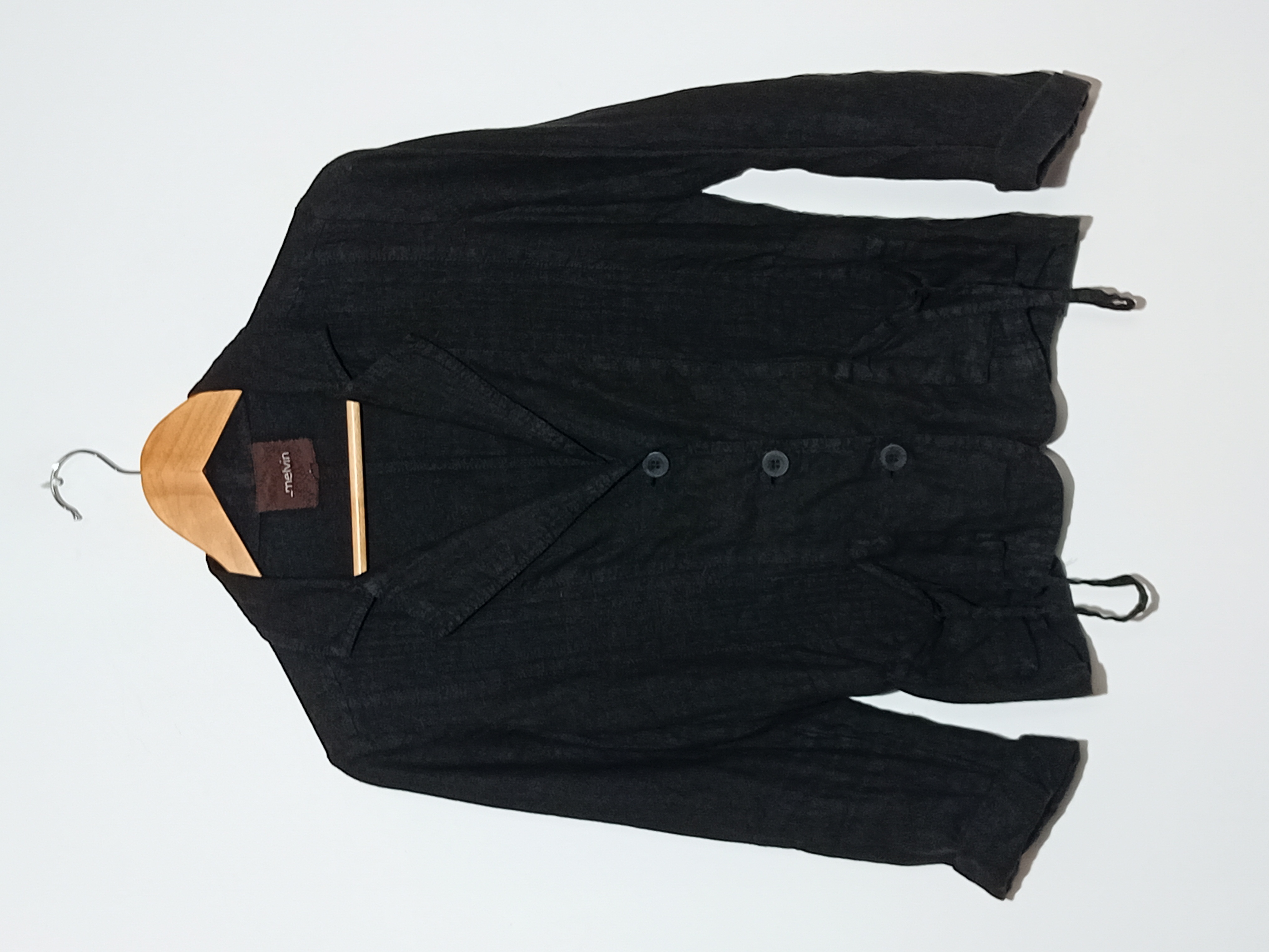 Veste Légère En Lin Noir Melvin
