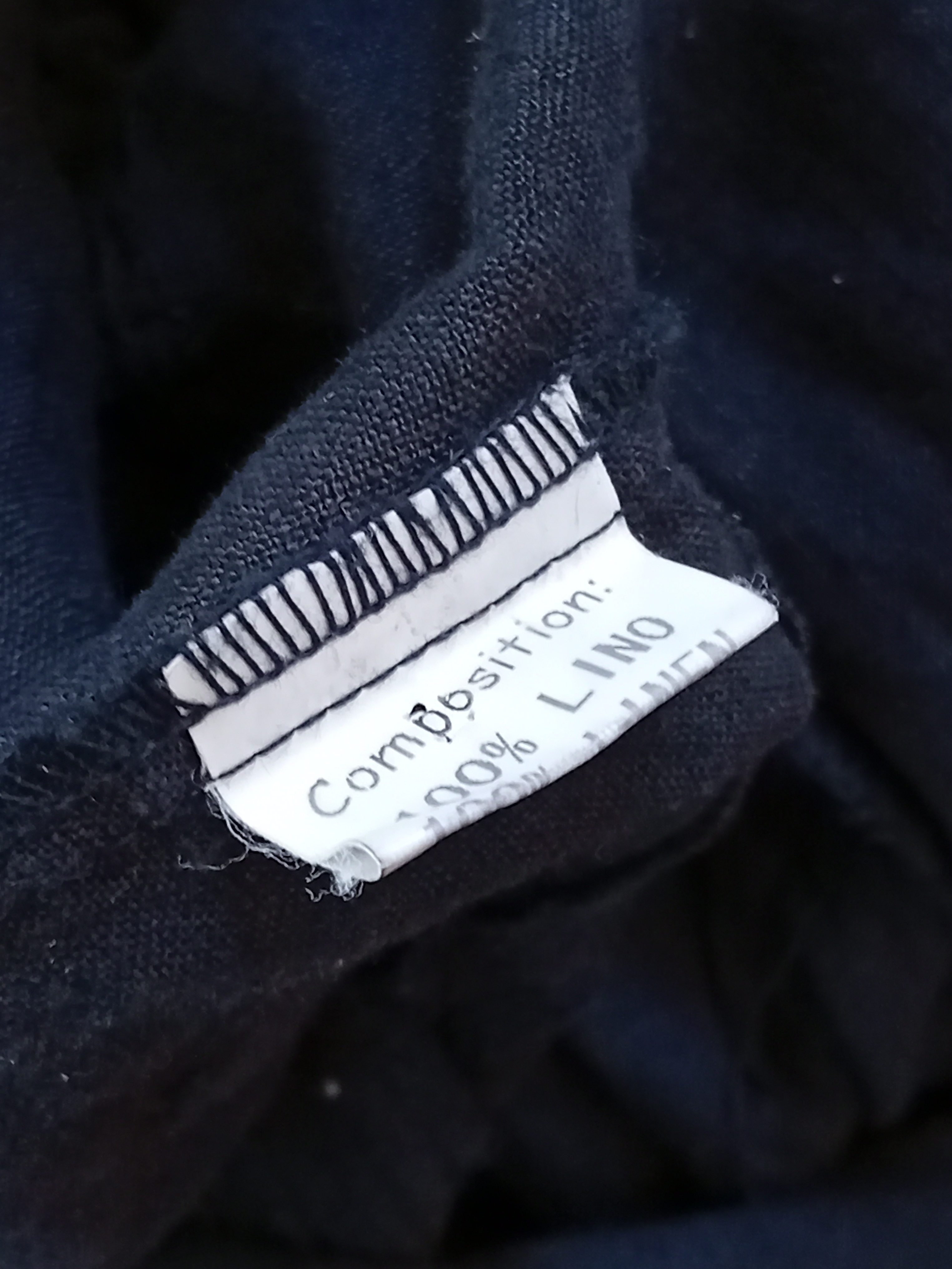 Veste Légère En Lin Noir Melvin