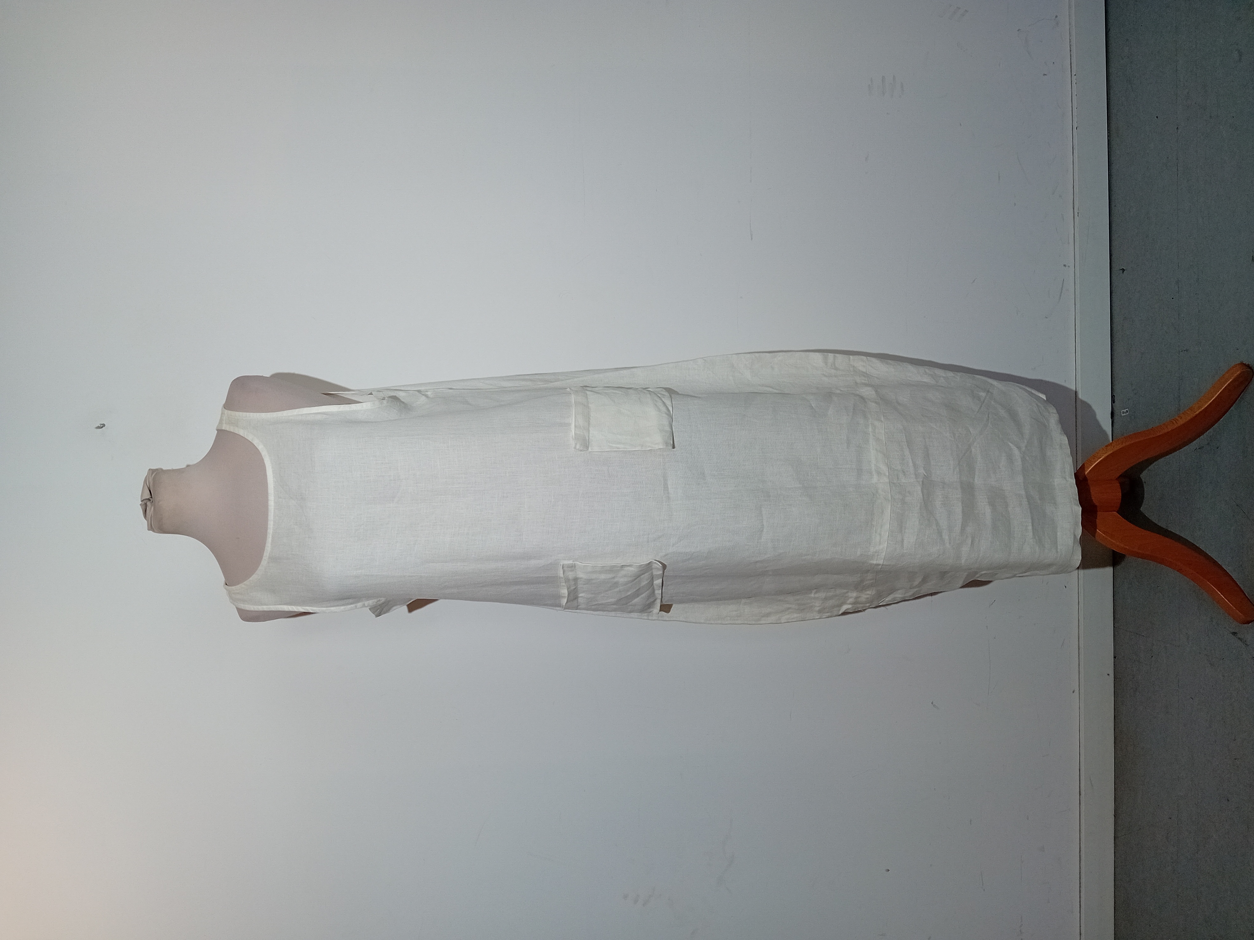 Robe Longue Sarah Pacini Lin Blanc