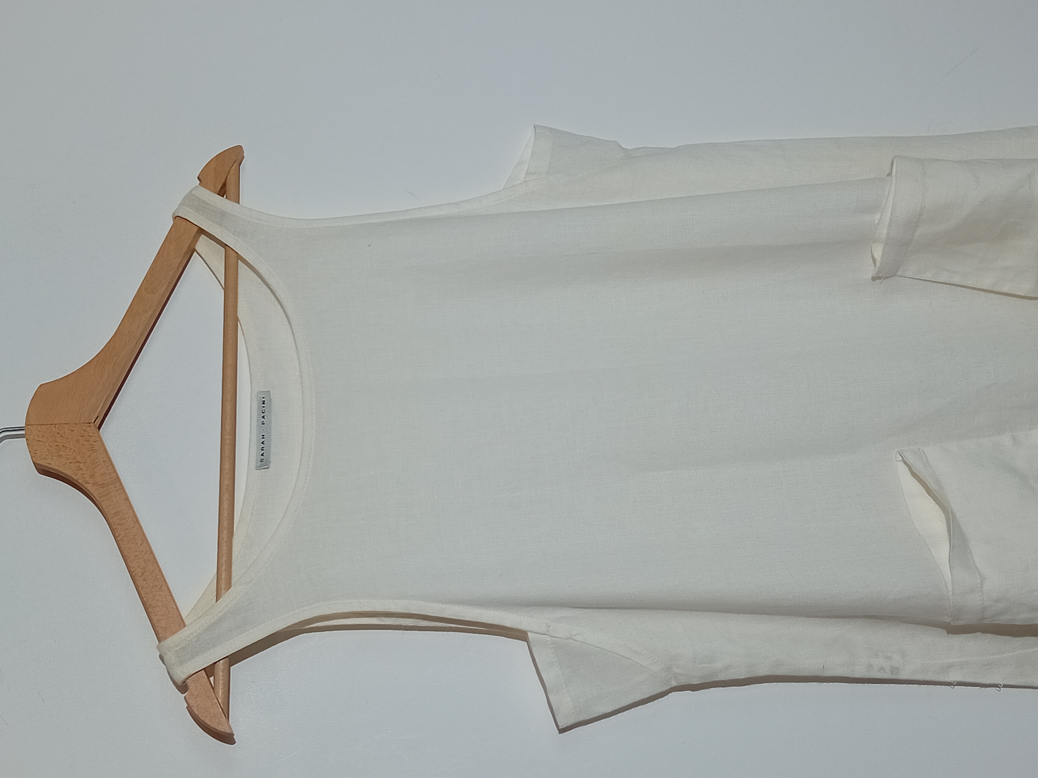 Robe Longue Sarah Pacini Lin Blanc