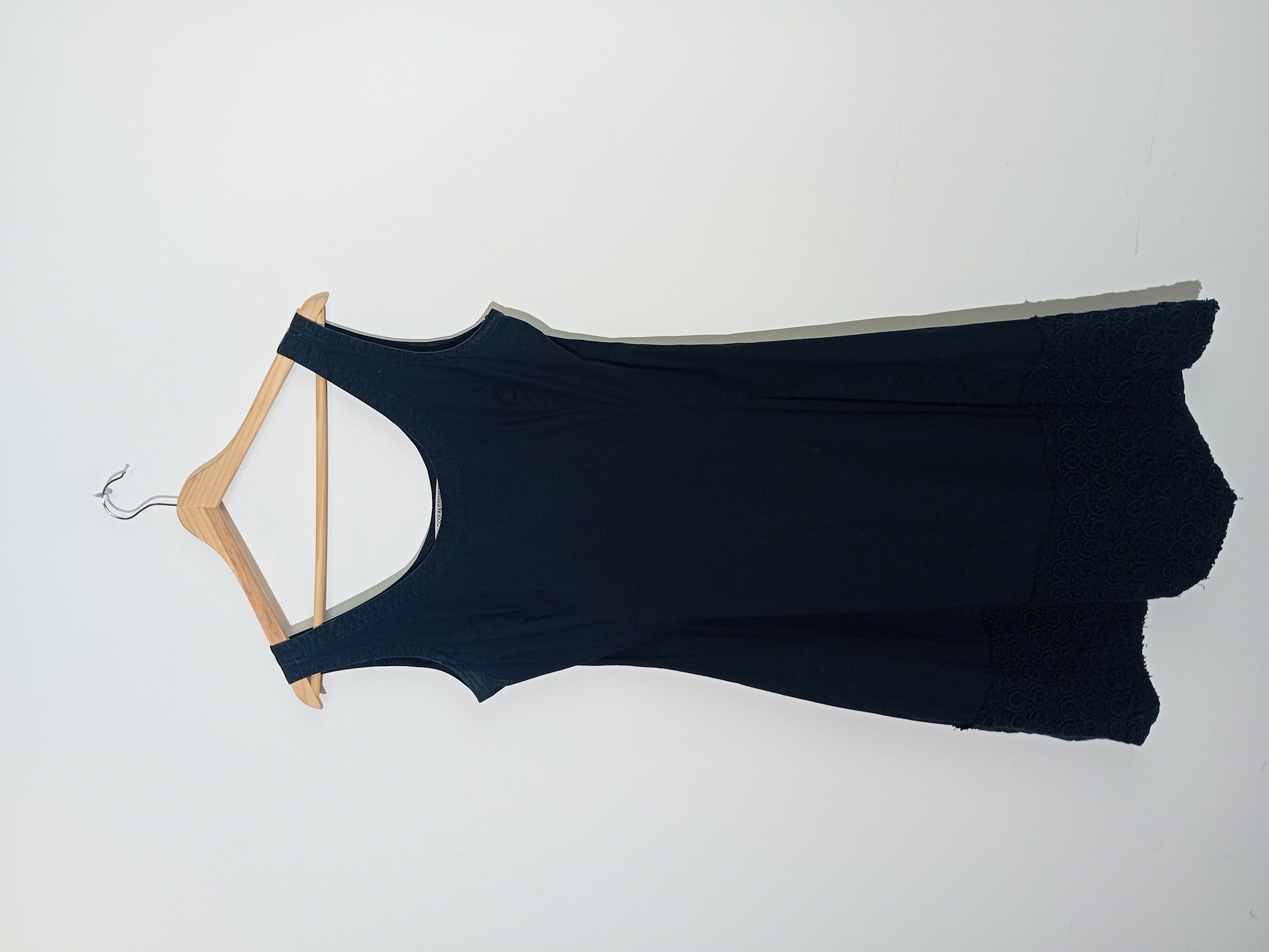 Robe Débardeur Noire Dentelle Xl