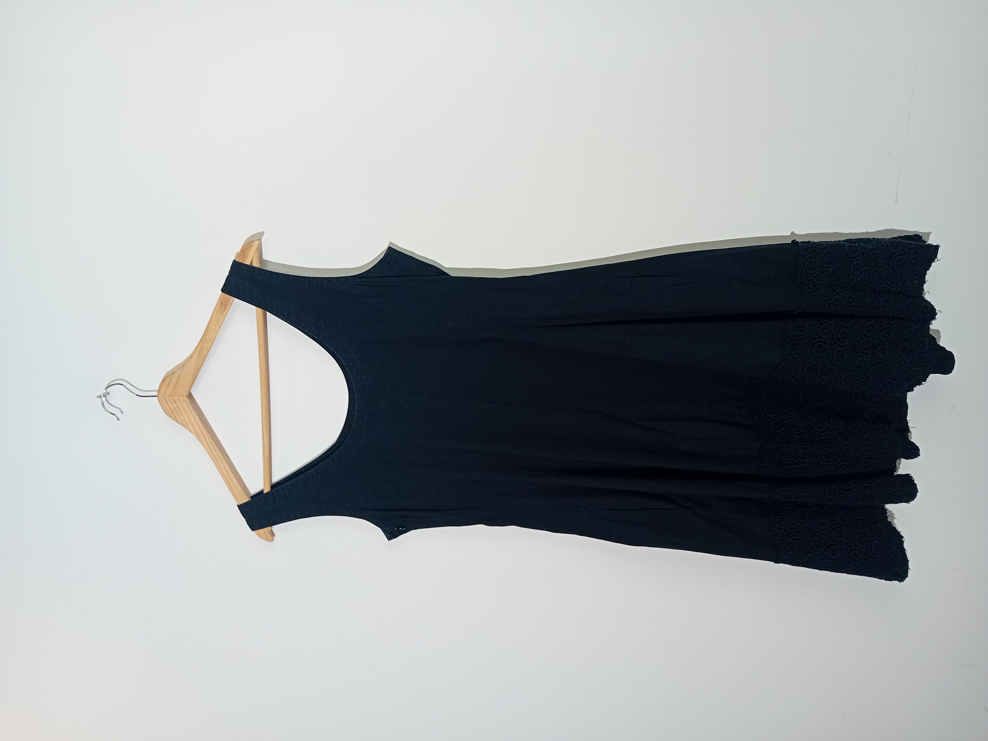 Robe Débardeur Noire Dentelle Xl