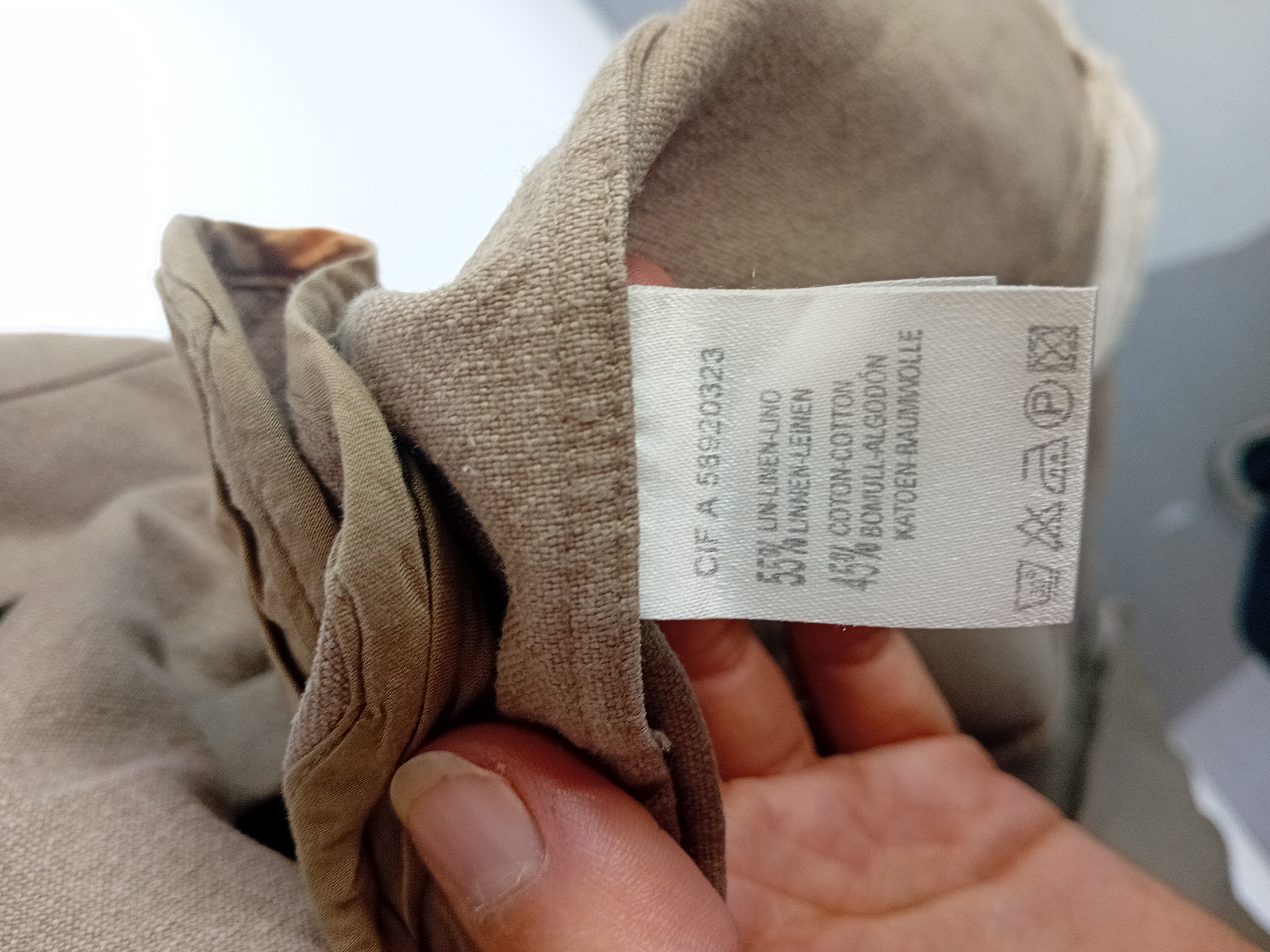 Veste Longue Brodée Beige