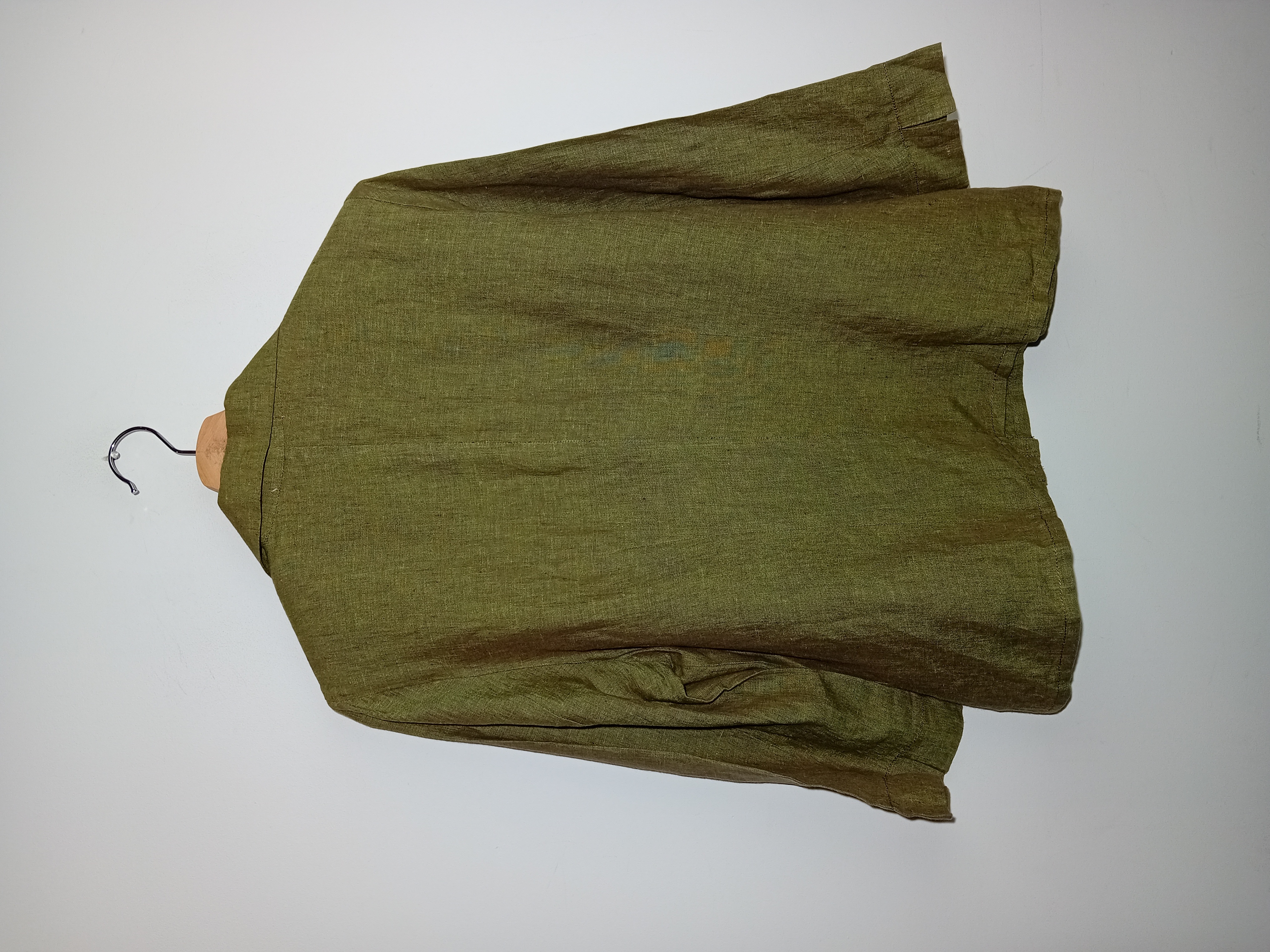 Veste Légère En Lin Kaki Rosie's L.f. Coll.