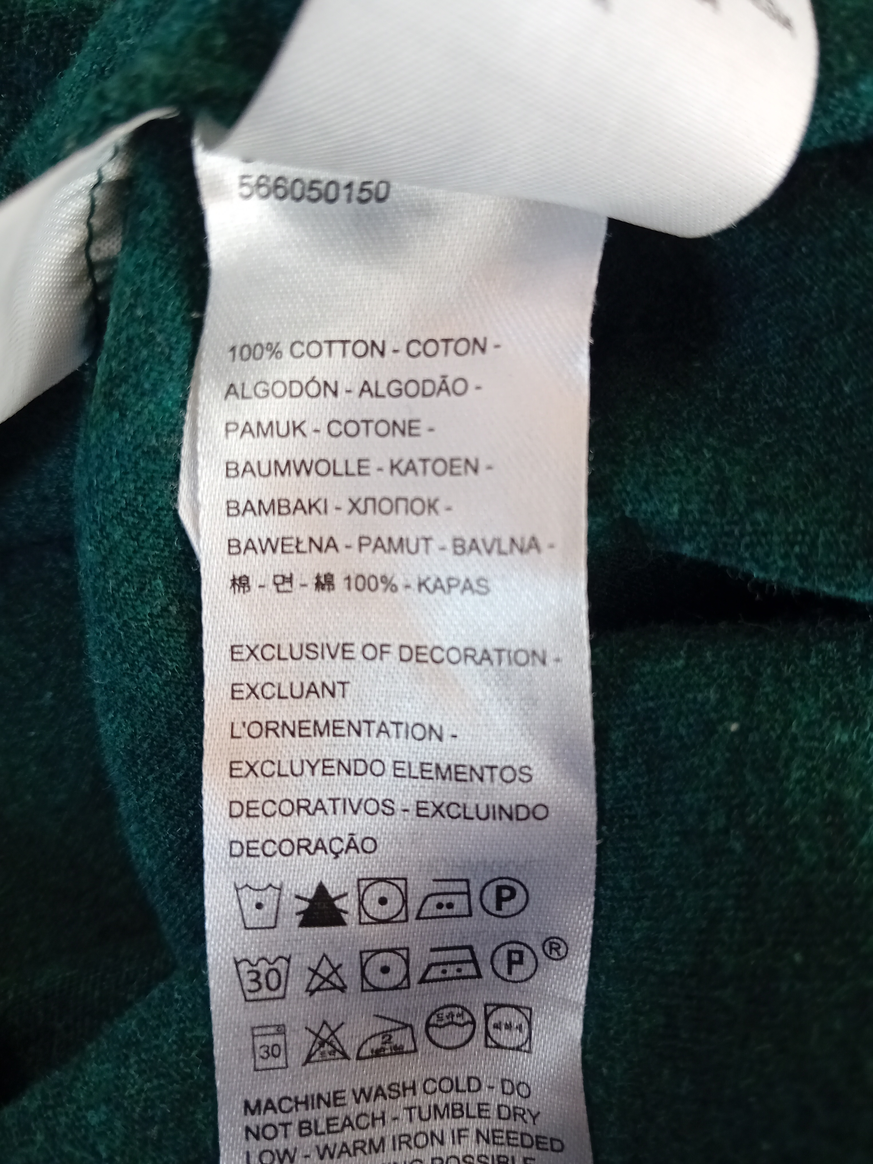 T-shirt Vert Sapin Levi's M