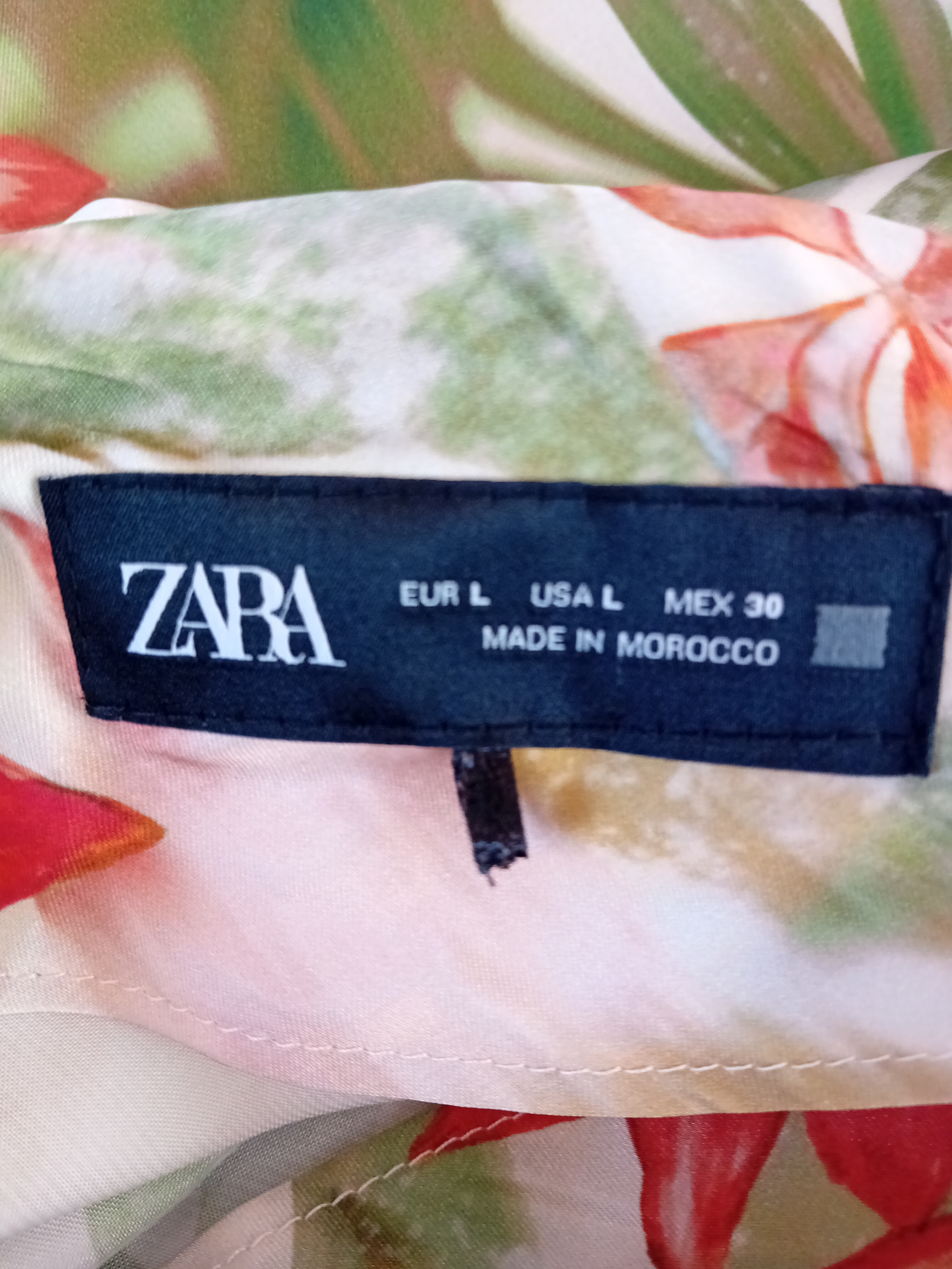 Robe Longue Fleurie Zara