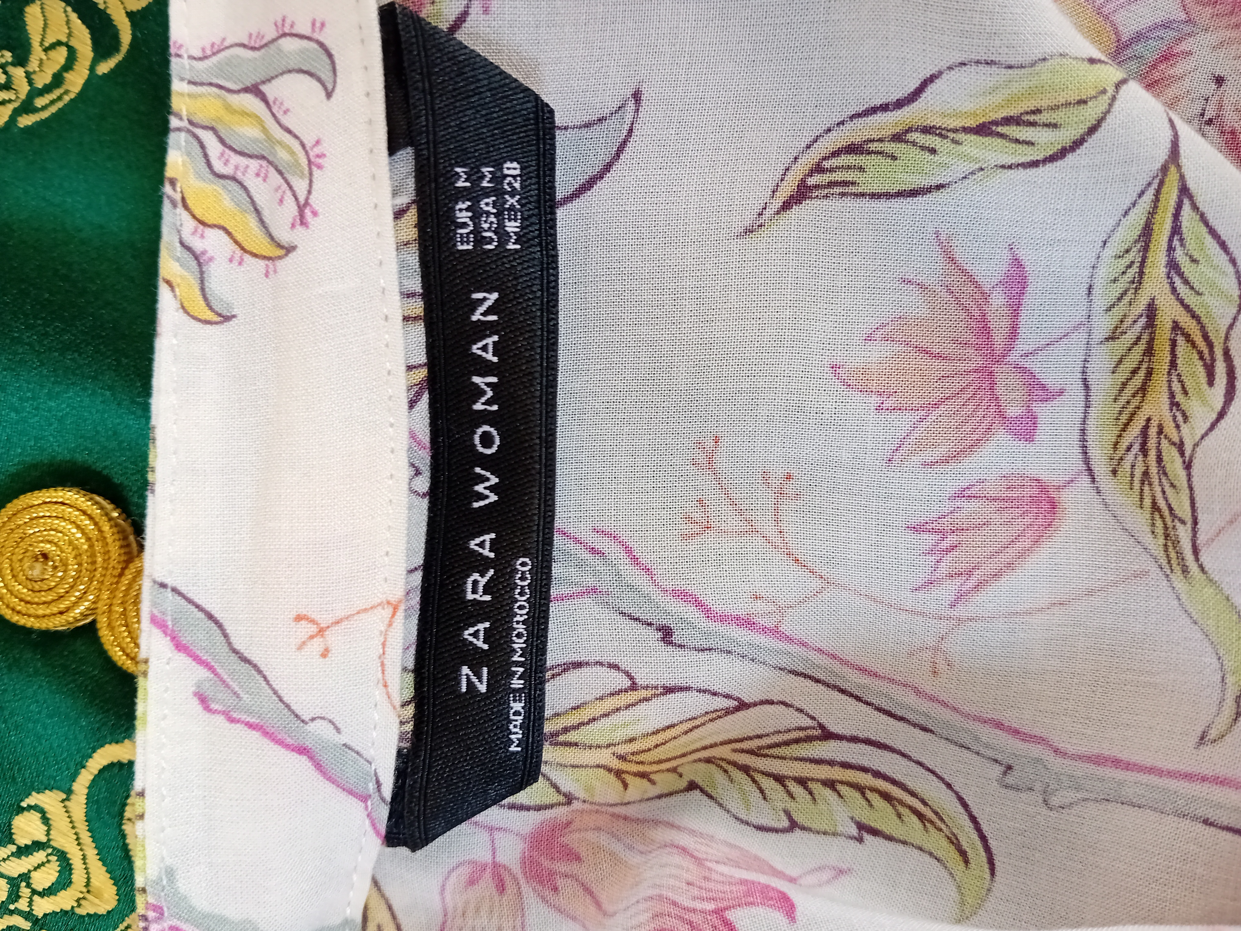 Blouse Fleurie Zara M