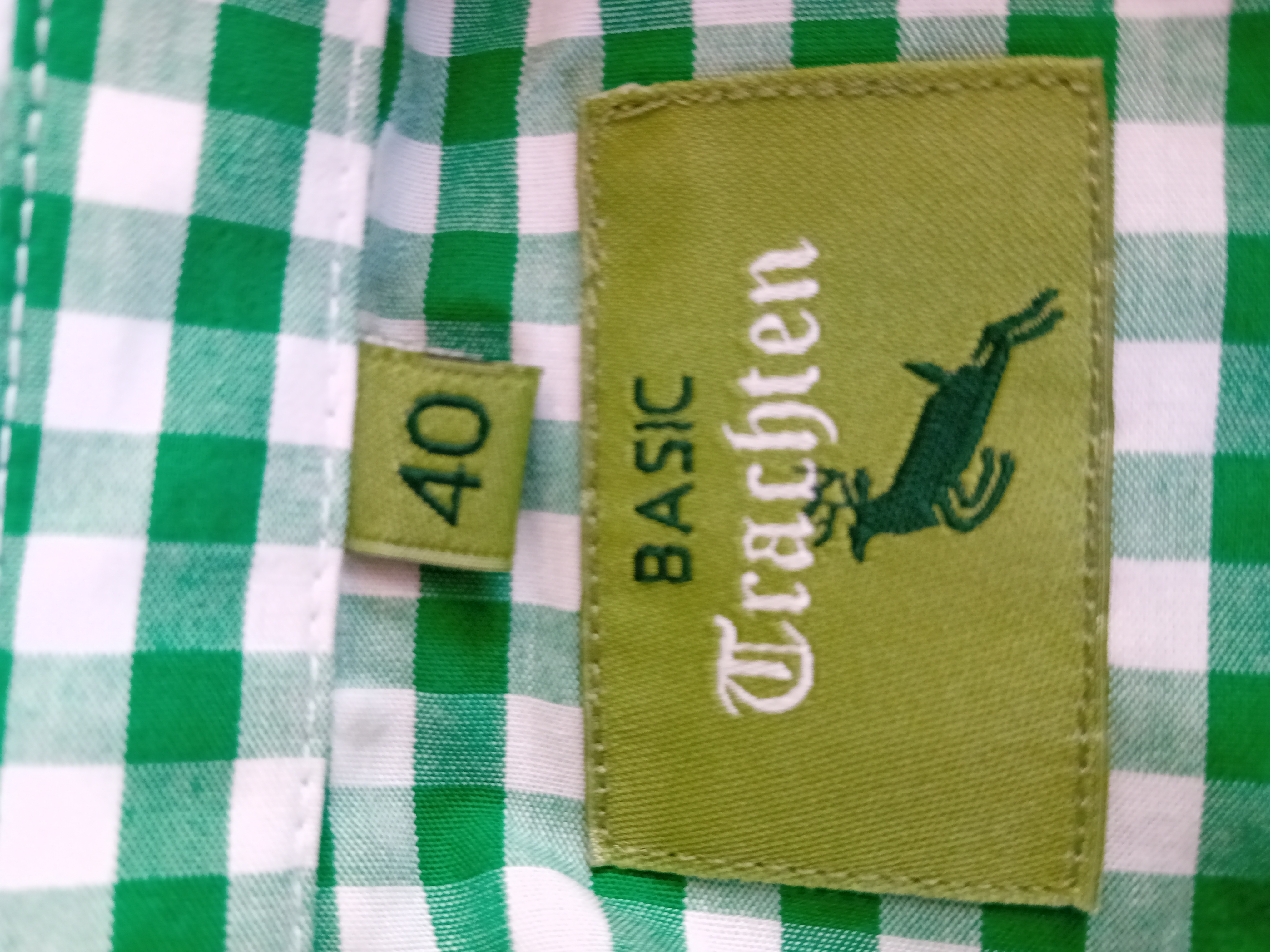 Chemise Vichy Basic Trachten