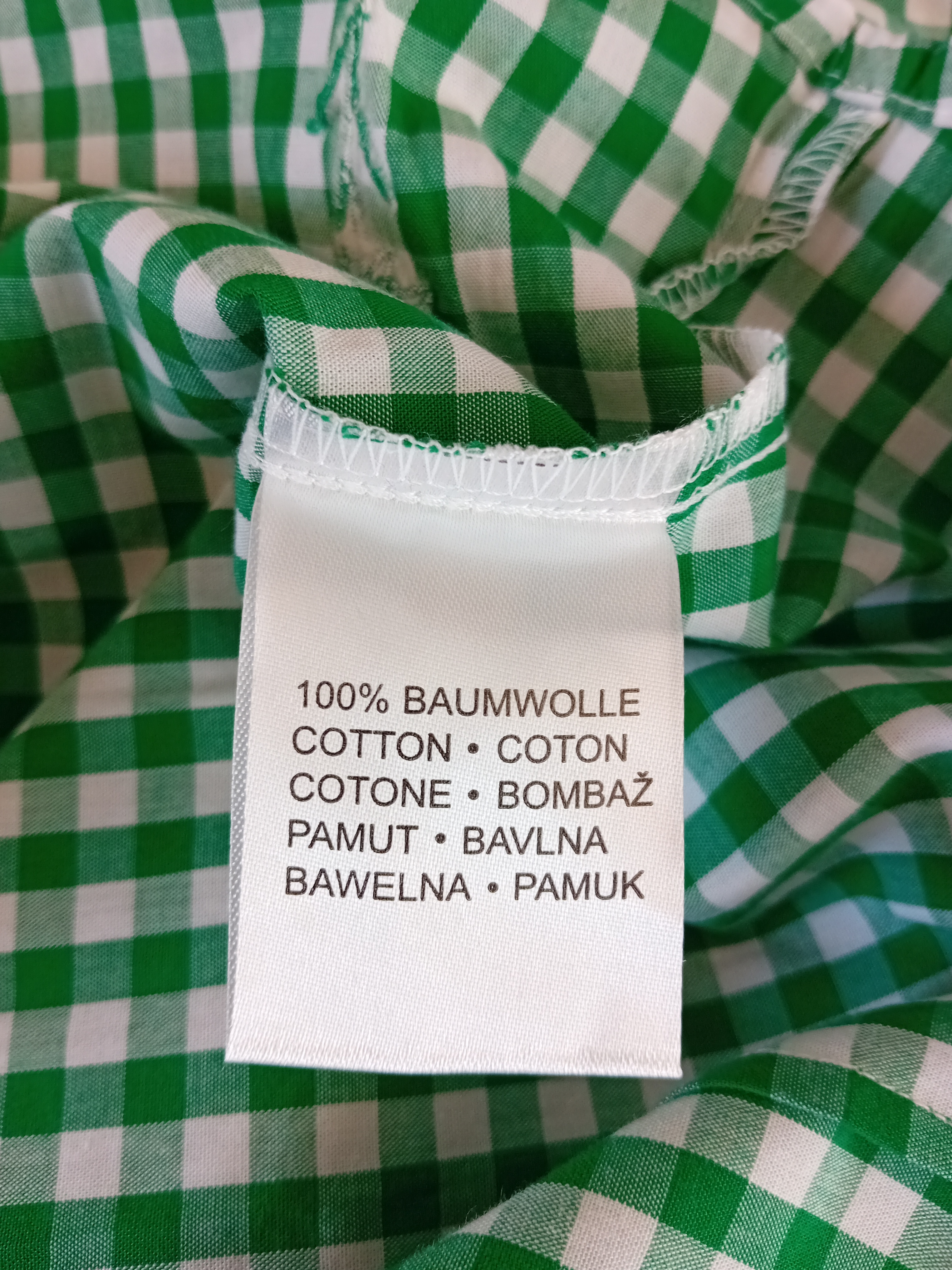 Chemise Vichy Basic Trachten