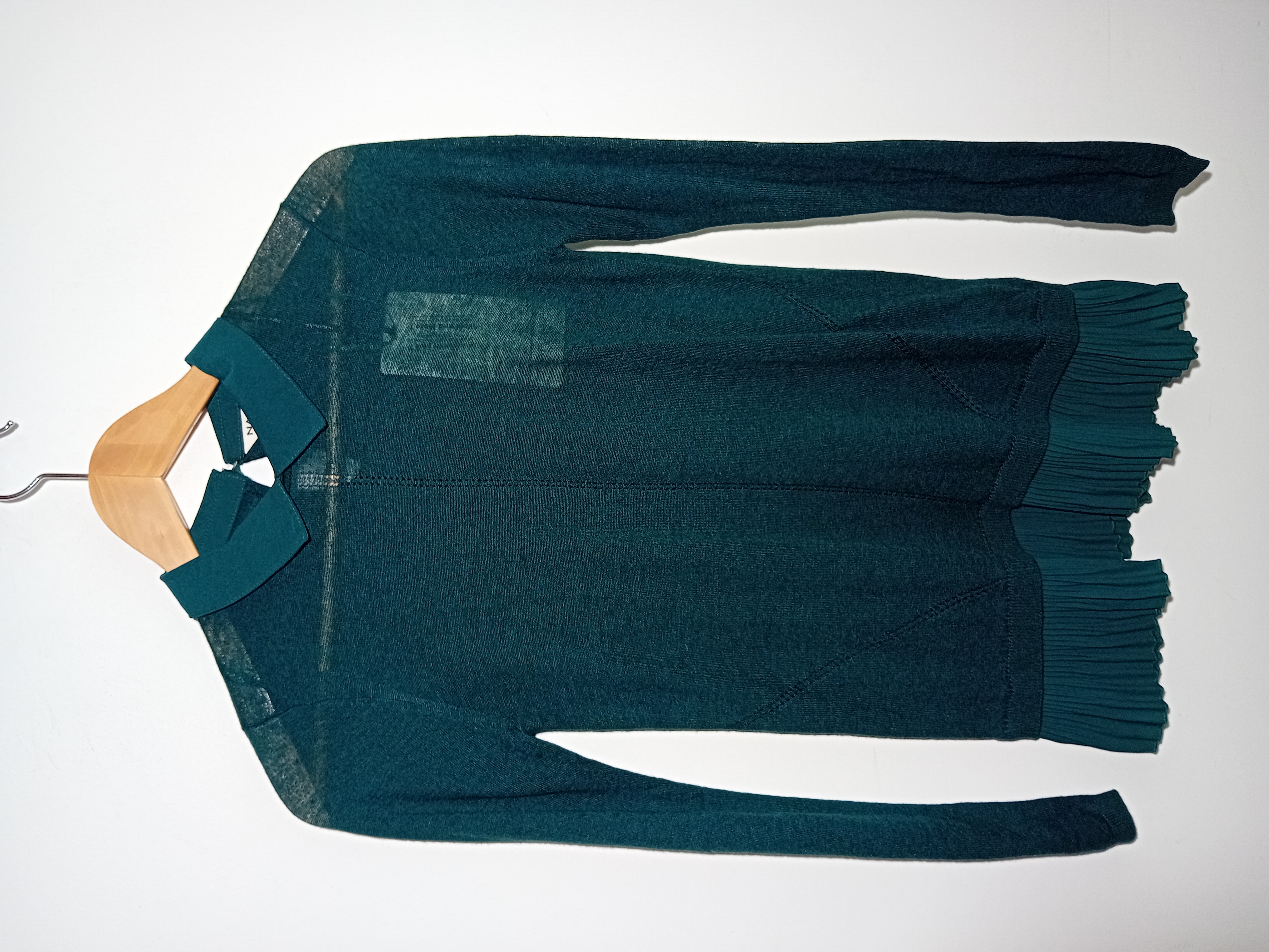 Pull Léger Vert Canard Xs Naf Naf