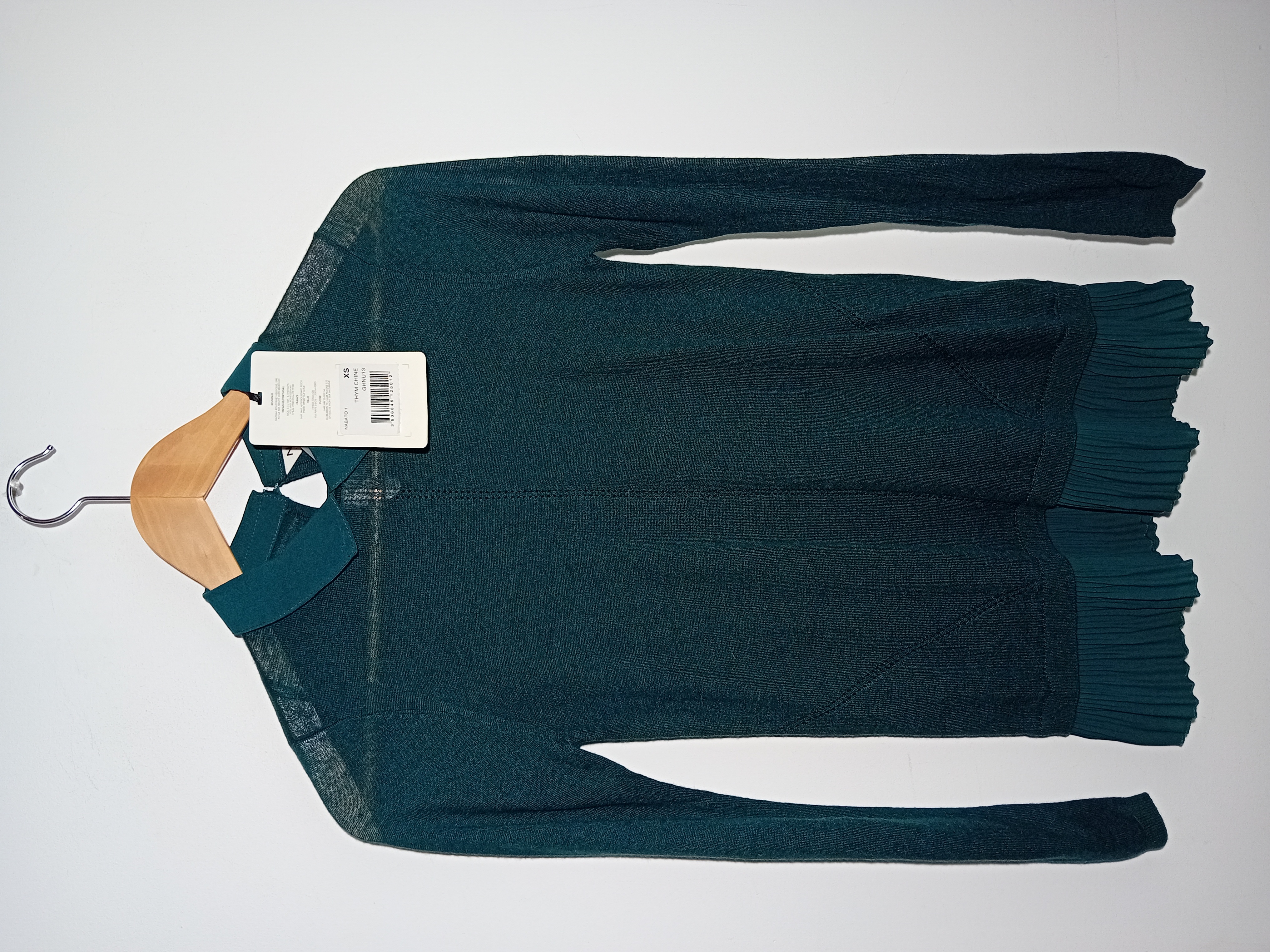 Pull Léger Vert Canard Xs Naf Naf