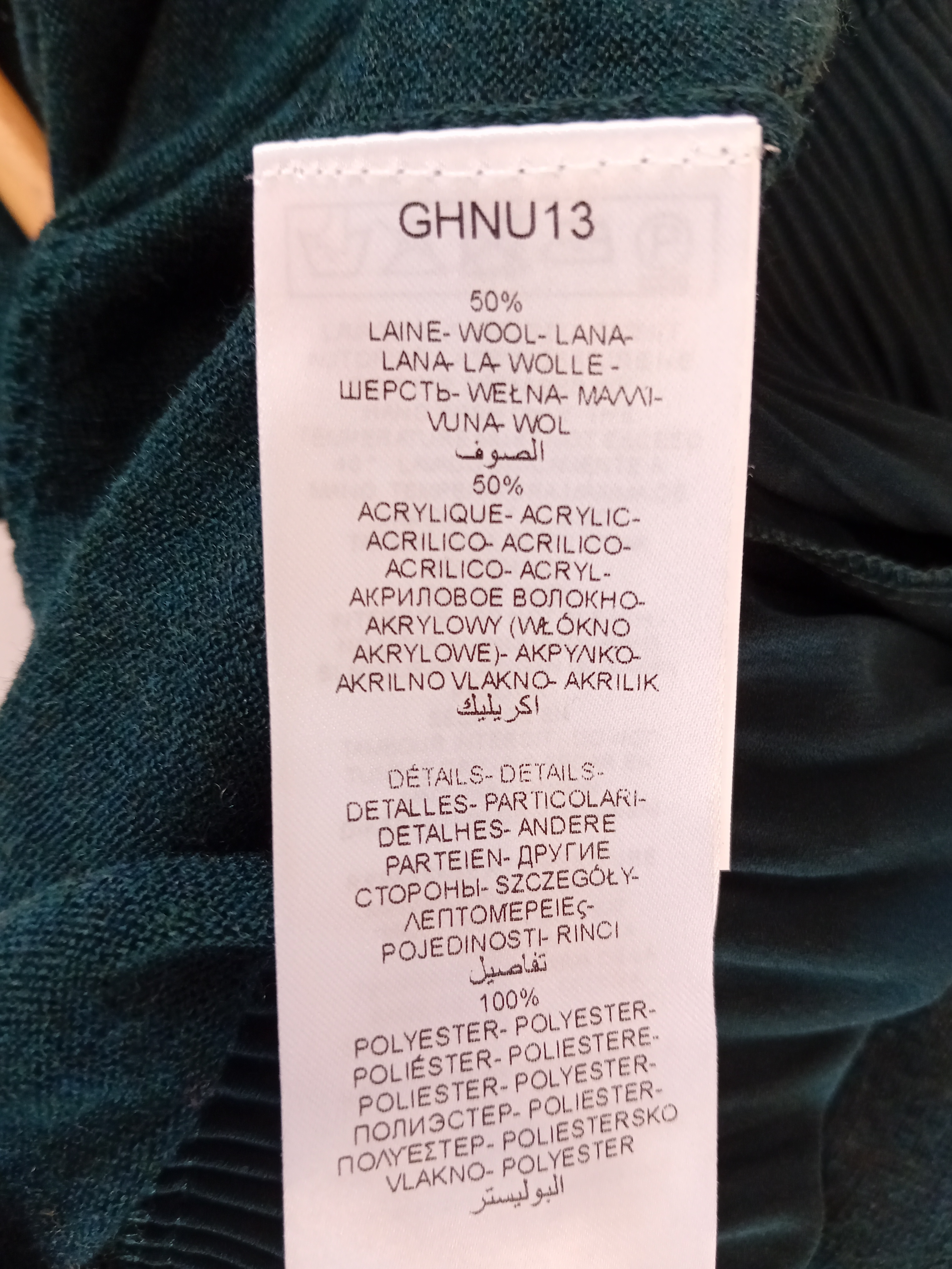 Pull Léger Vert Canard Xs Naf Naf
