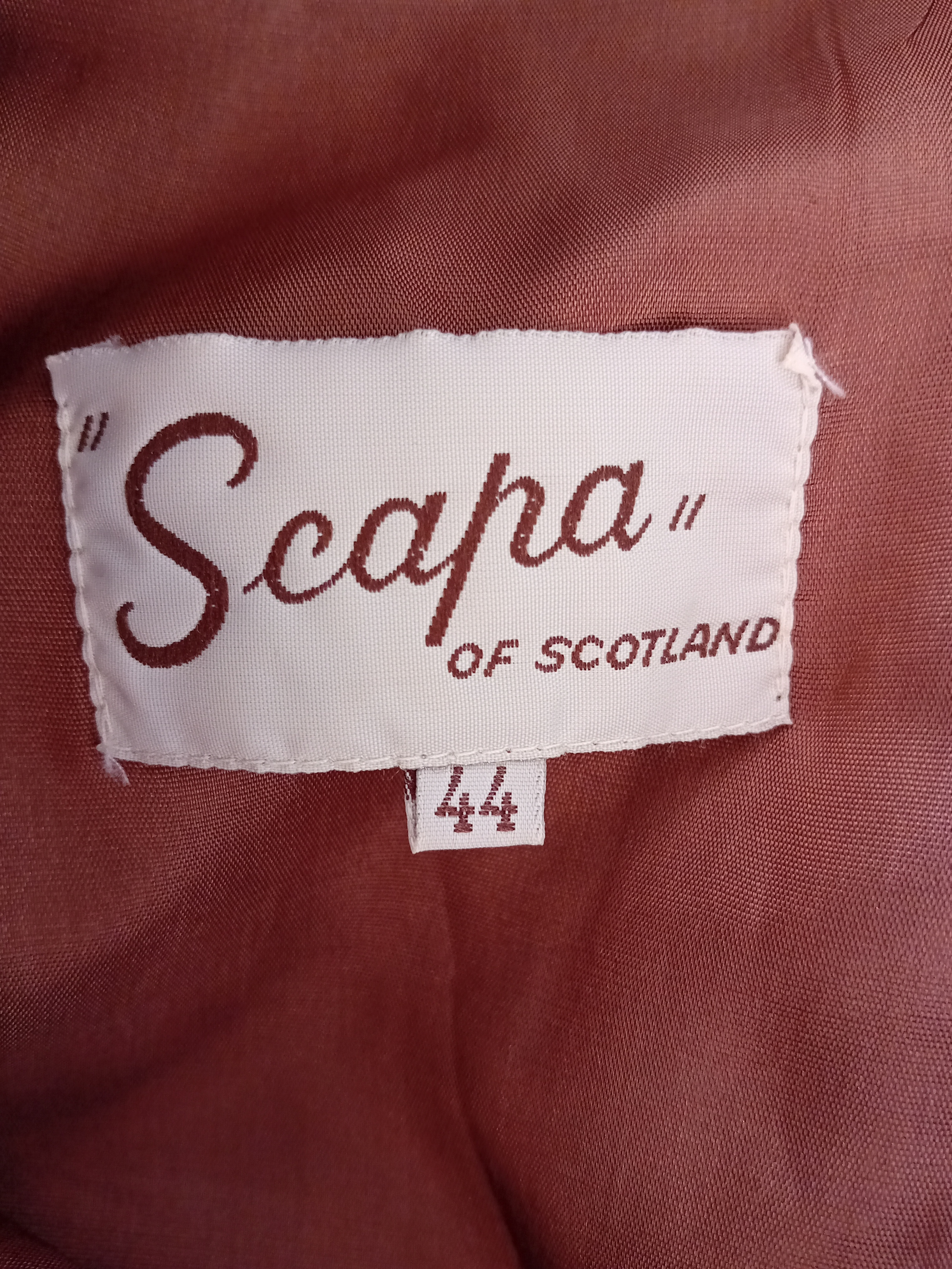 Jupe Midi Vintage En Laine Scapa