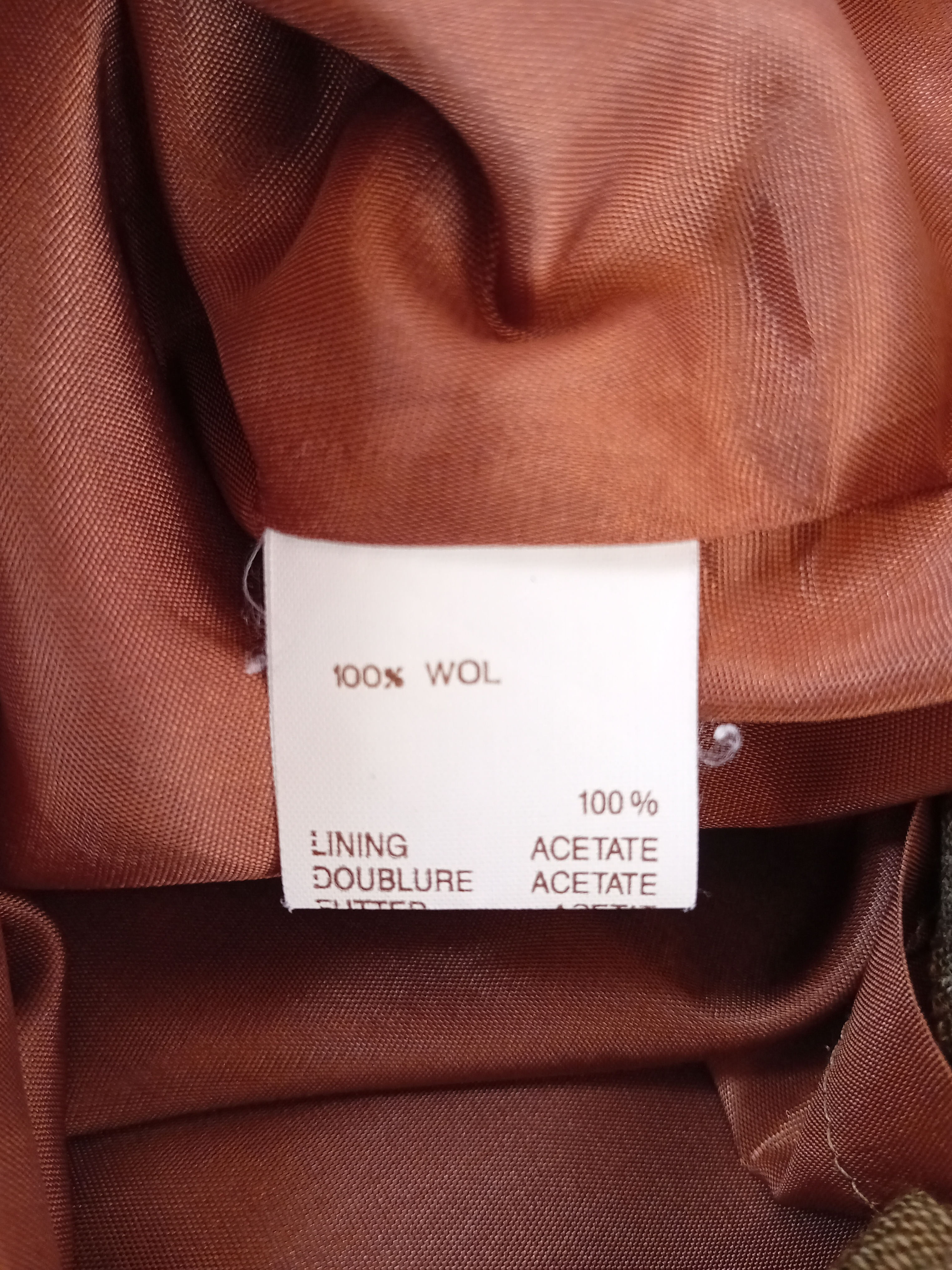 Jupe Midi Vintage En Laine Scapa