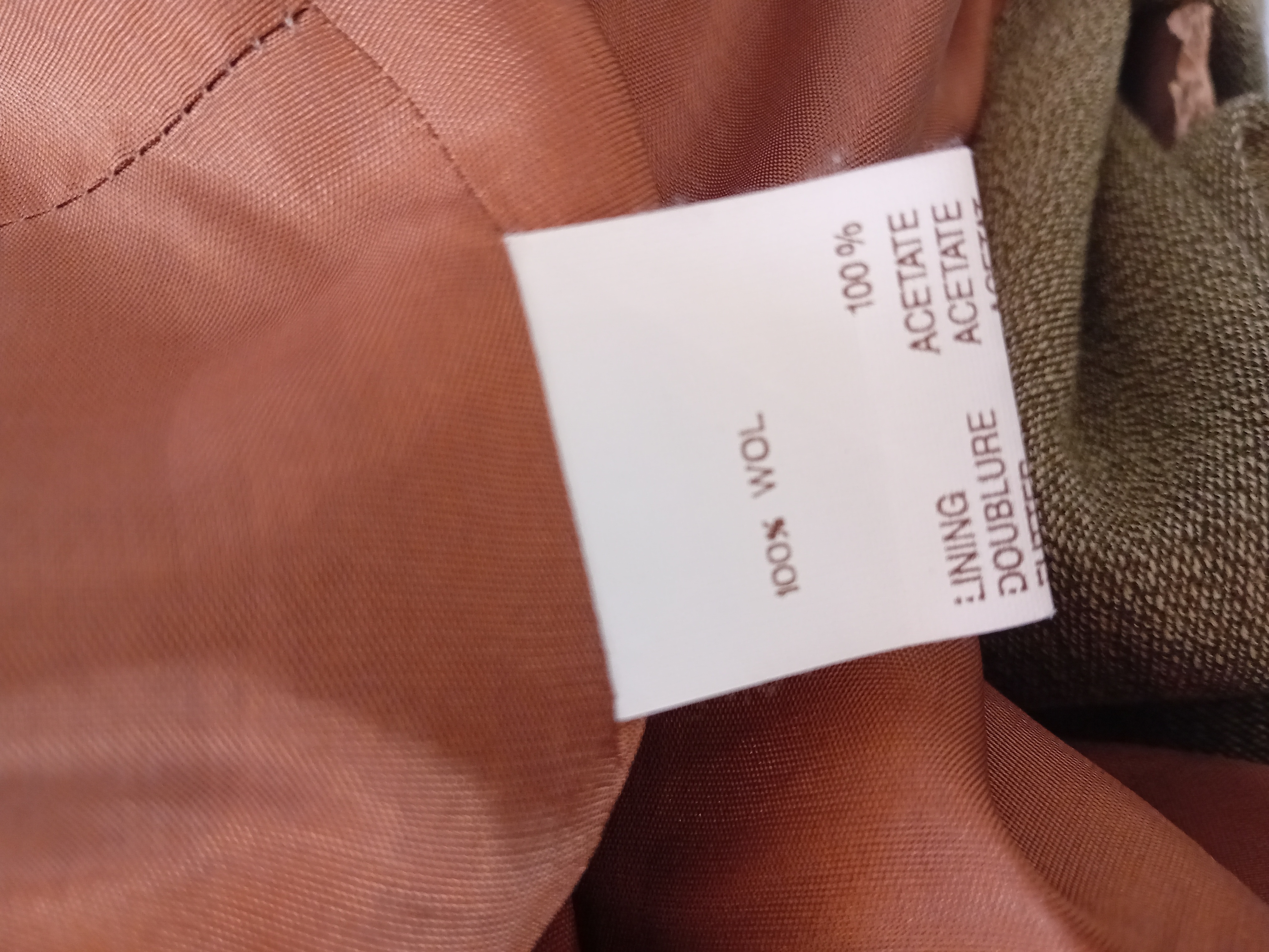 Veste Laine Kaki Scapa