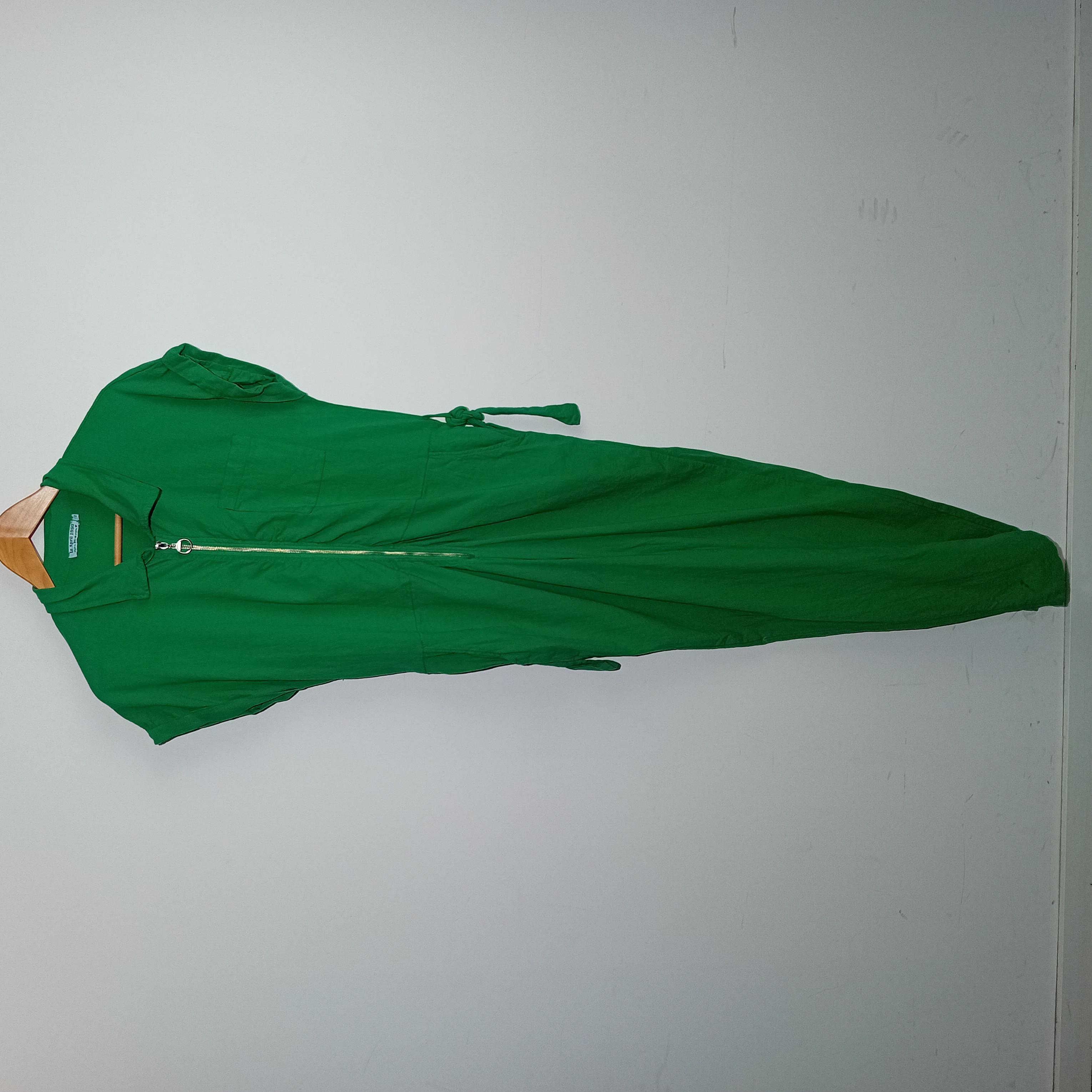 Combinaison Vert Vif Lin Et Coton