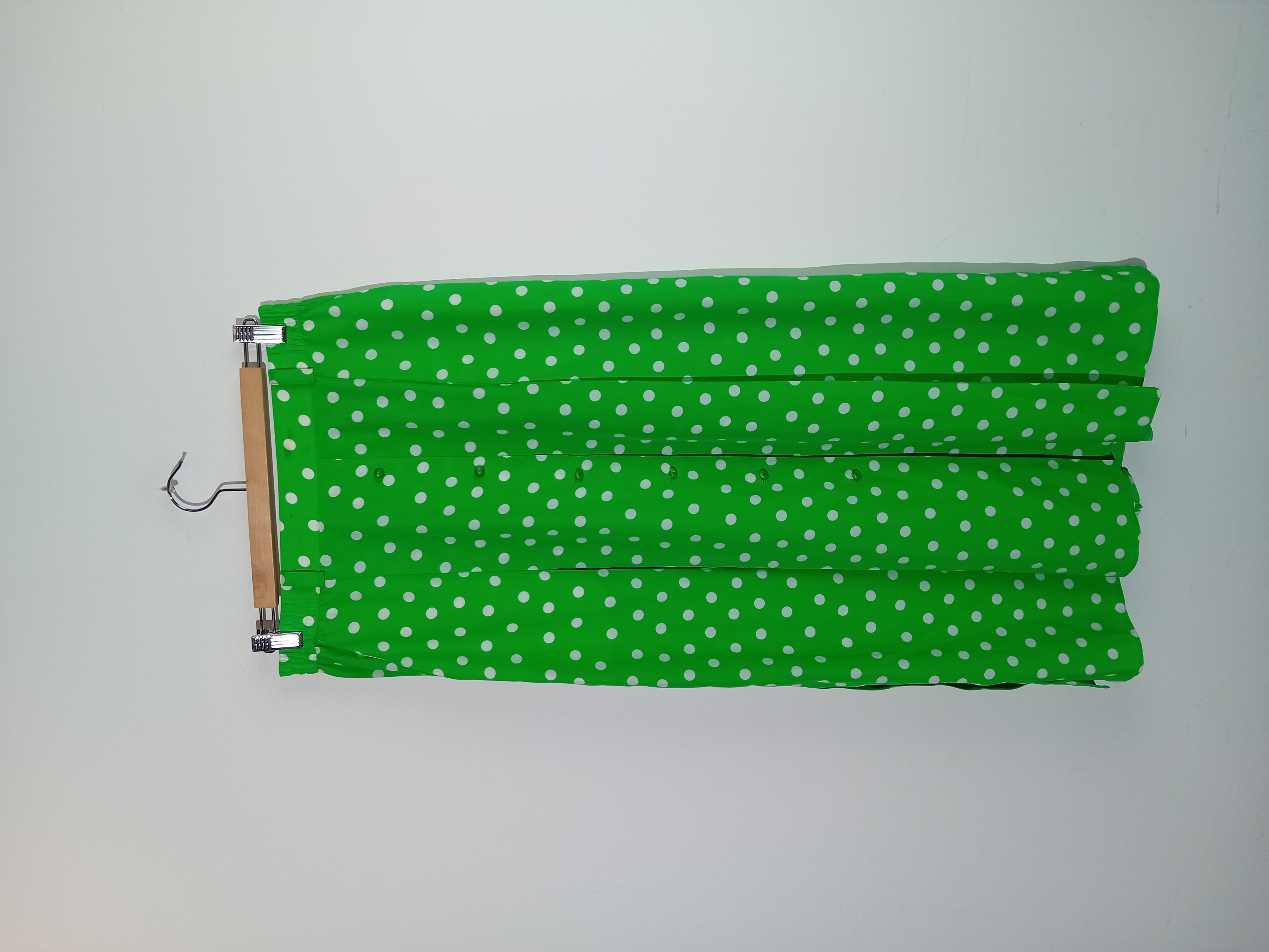 Jupe Midi Verte Pois Séparates By Fink