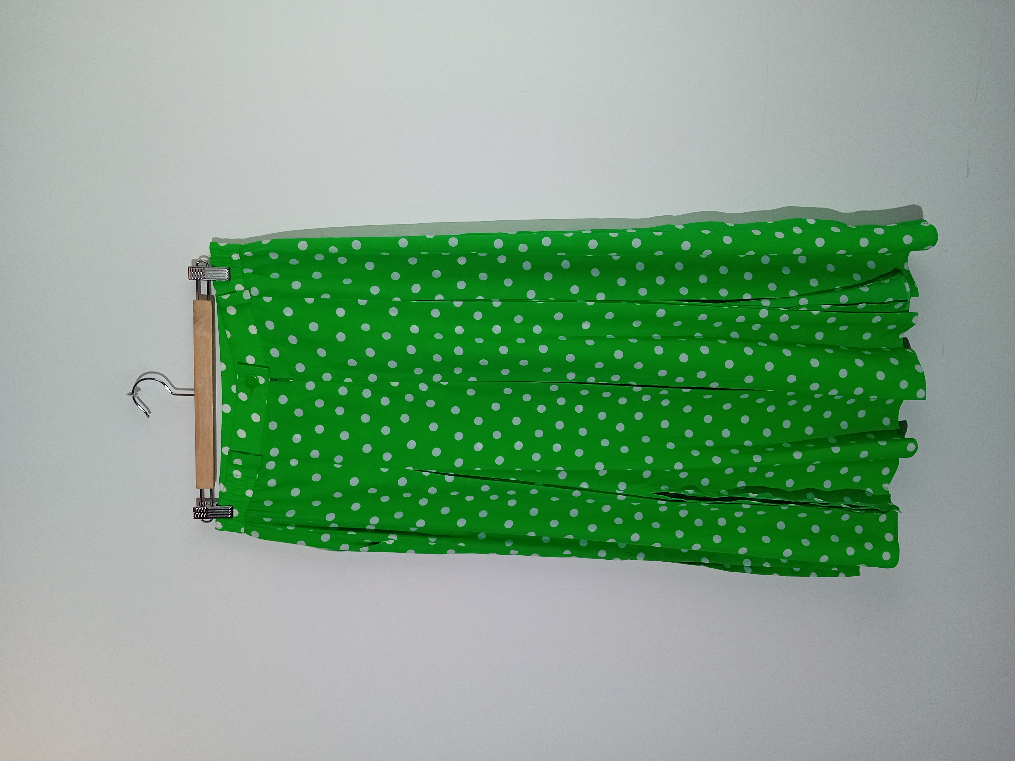 Jupe Midi Verte Pois Séparates By Fink