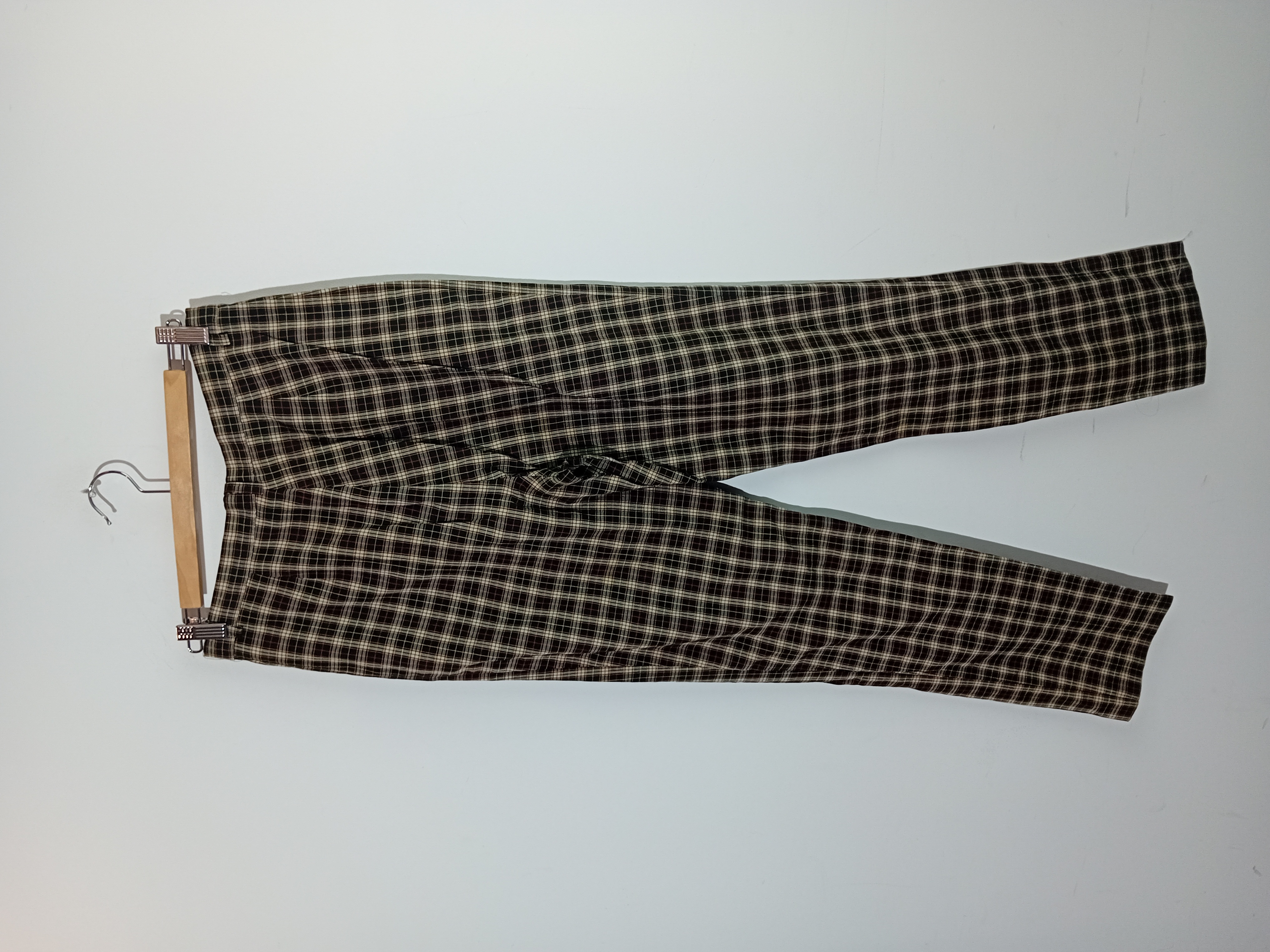 Pantalon Carreaux Etam Coupe Droite
