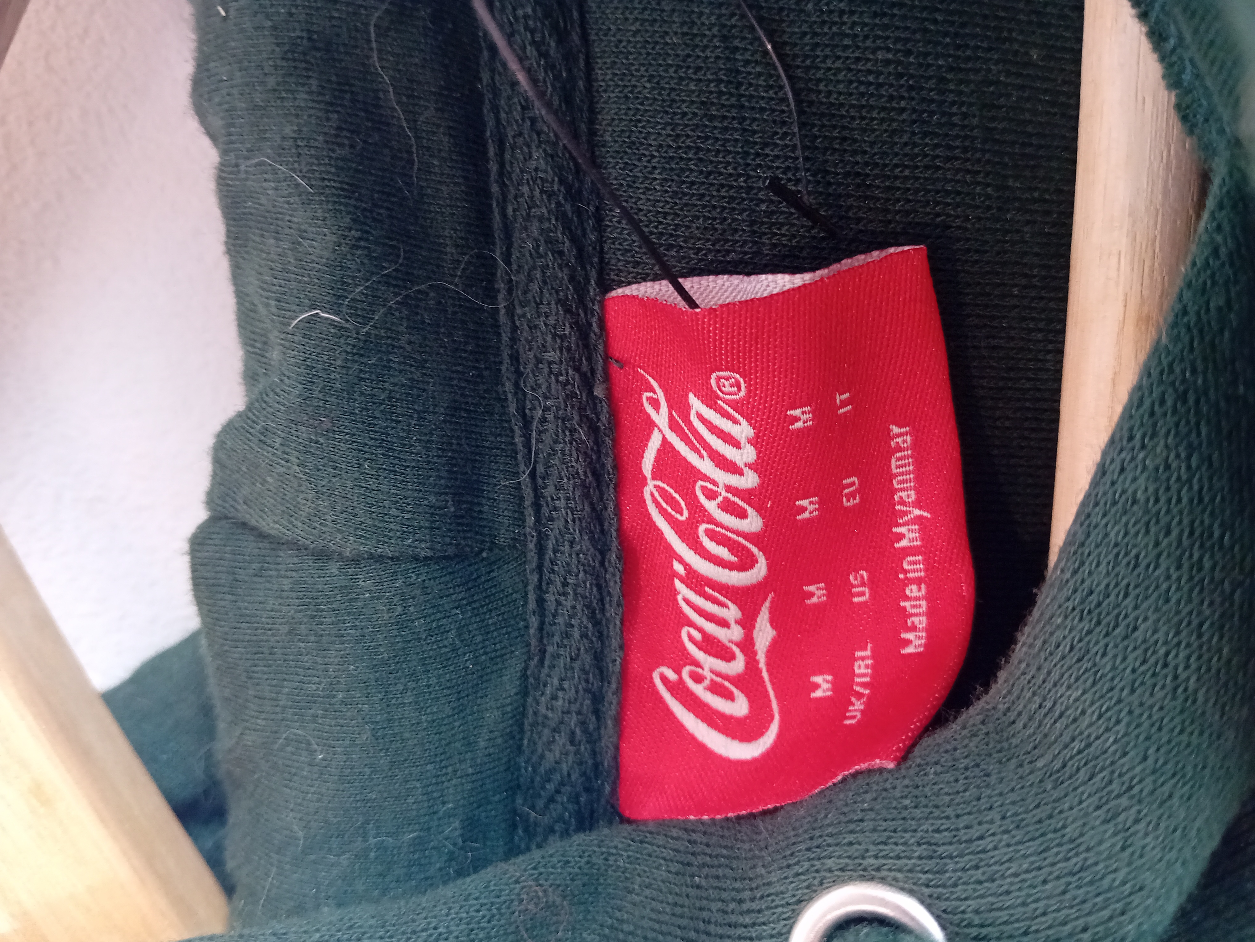 Sweat A Capuche Coca-cola Classic Vert M