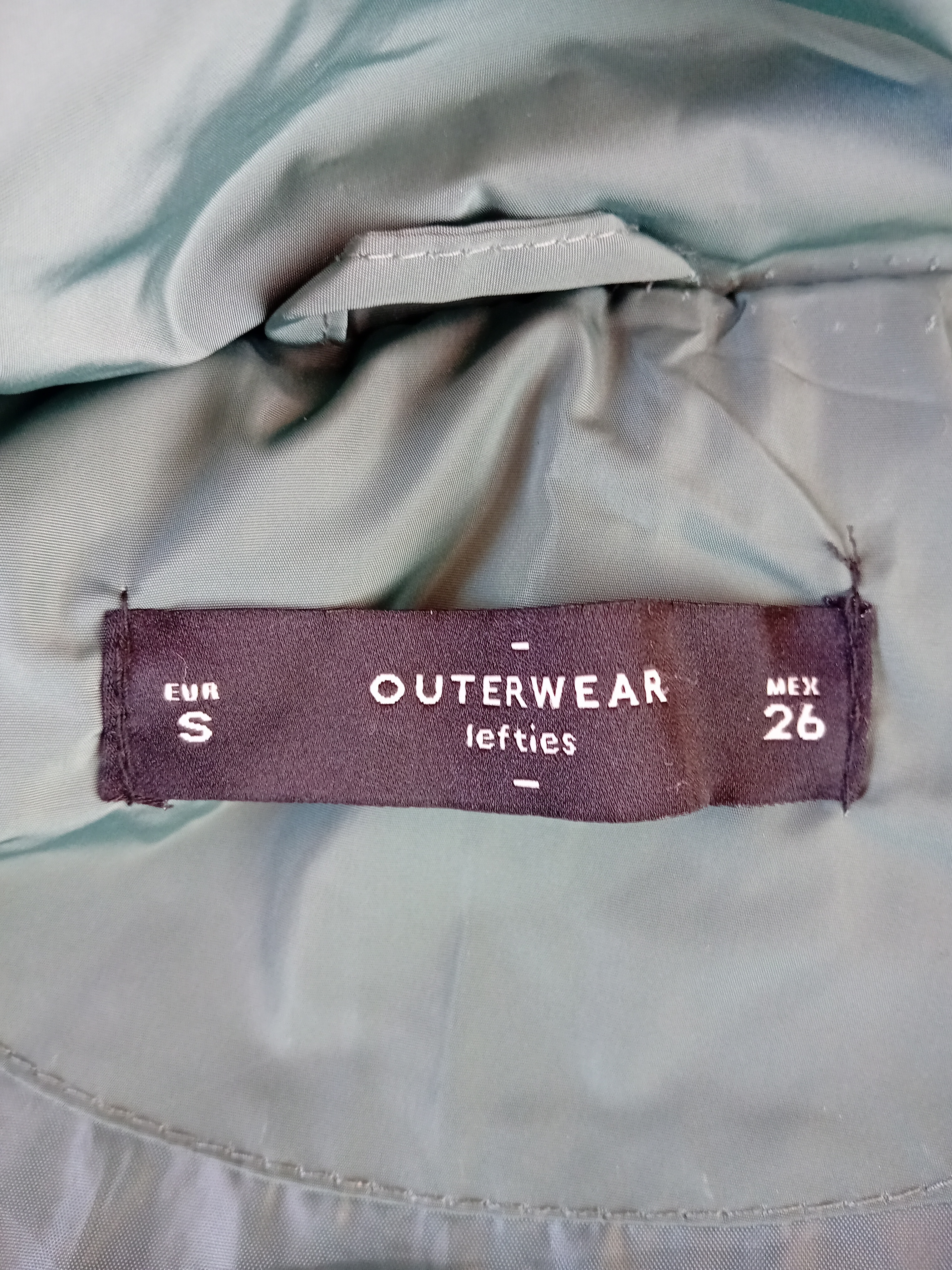 Parka Légère Verte Lefties