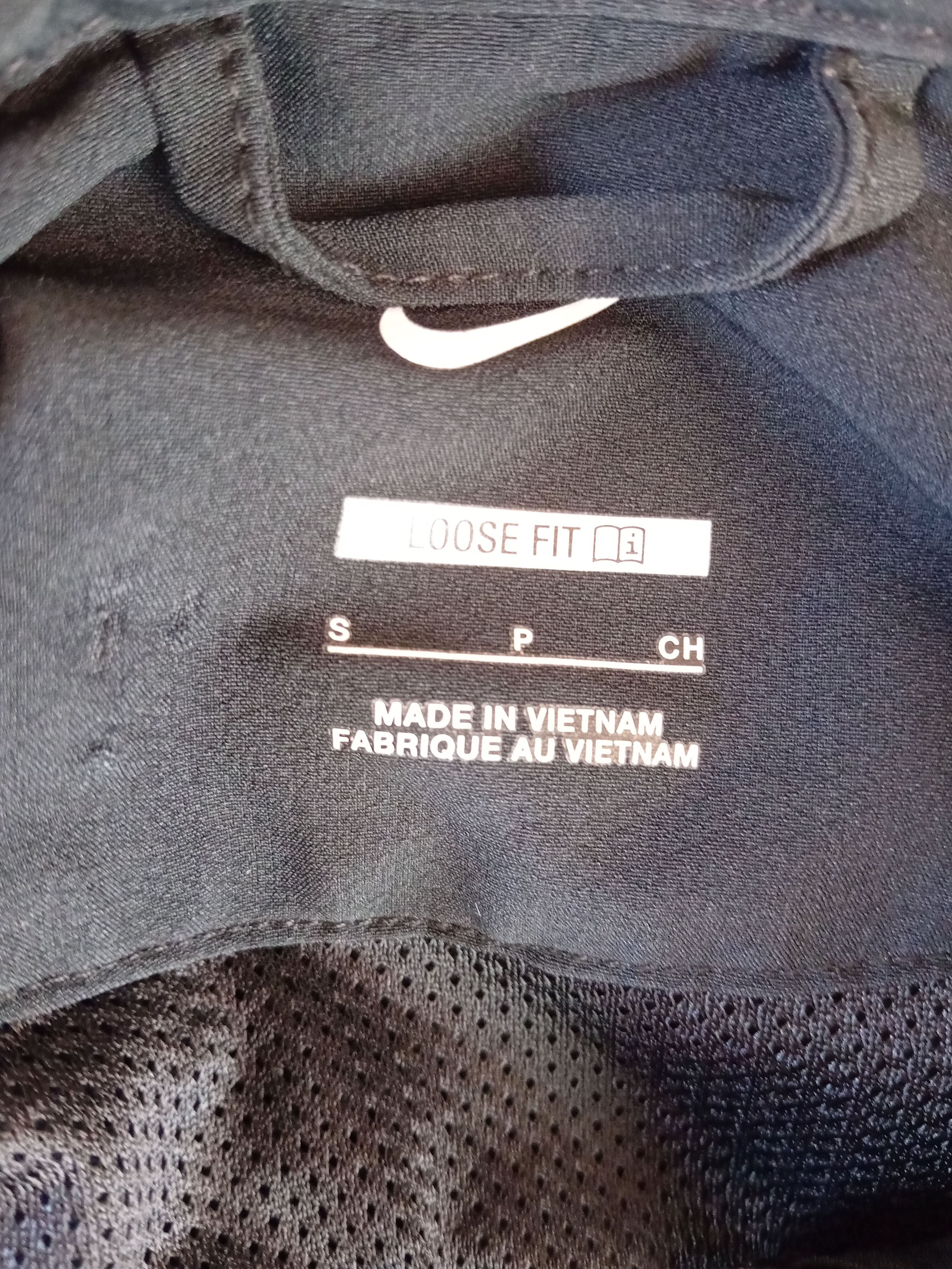 Veste Légère Zippée Nike Noire