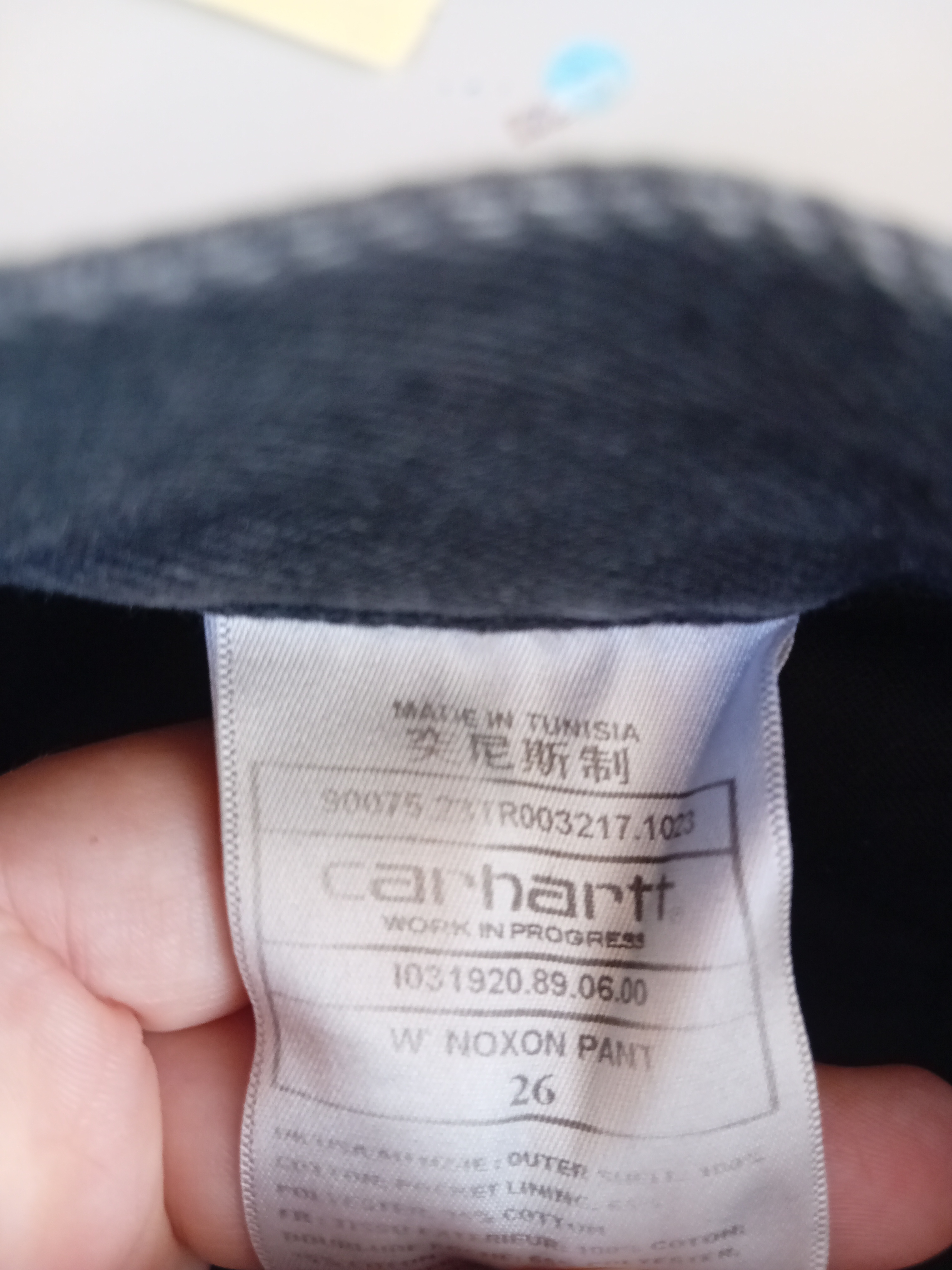 Jean Noir Carhartt Noxon Pant