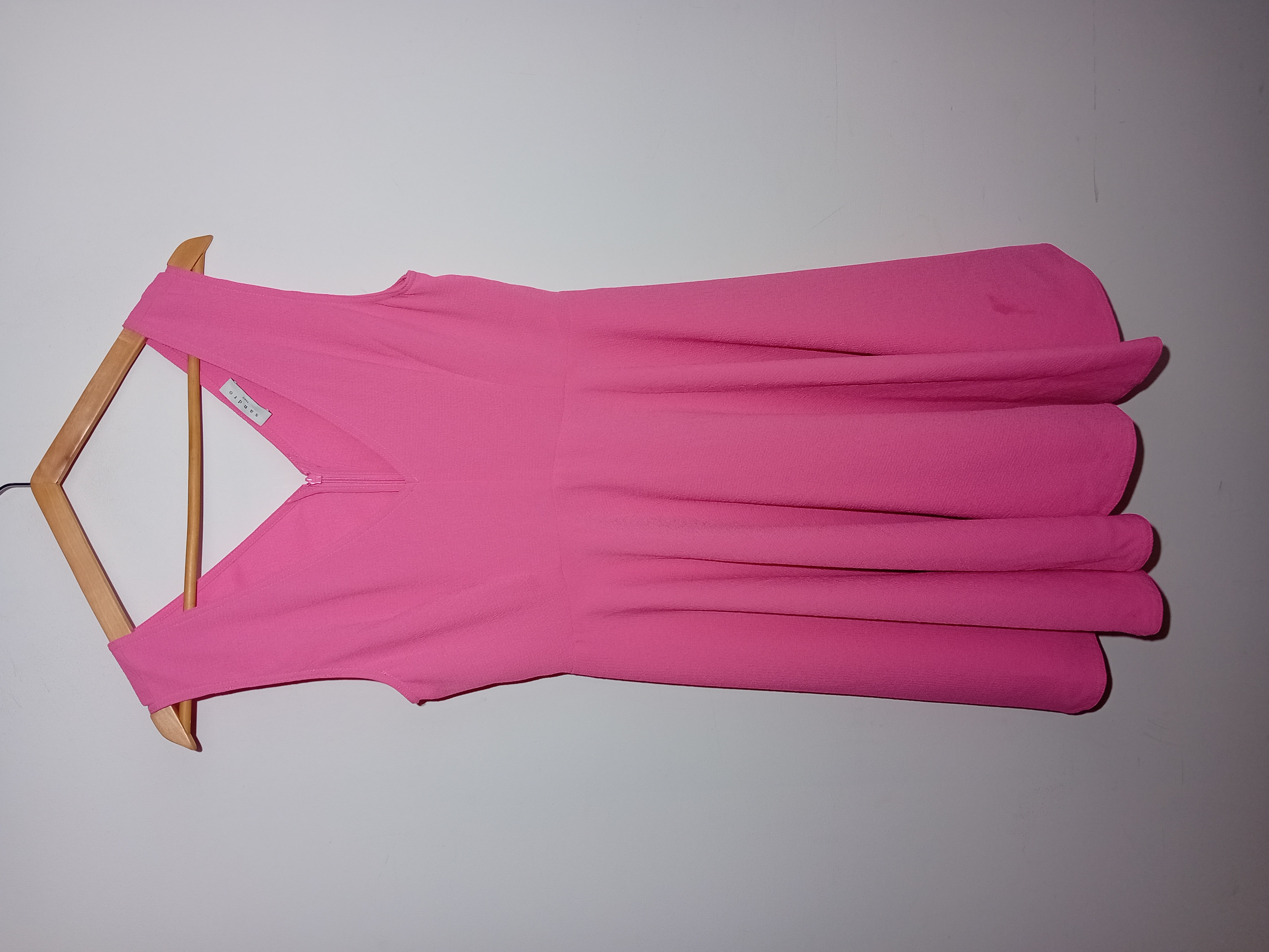Robe patineuse rose vif Sandro