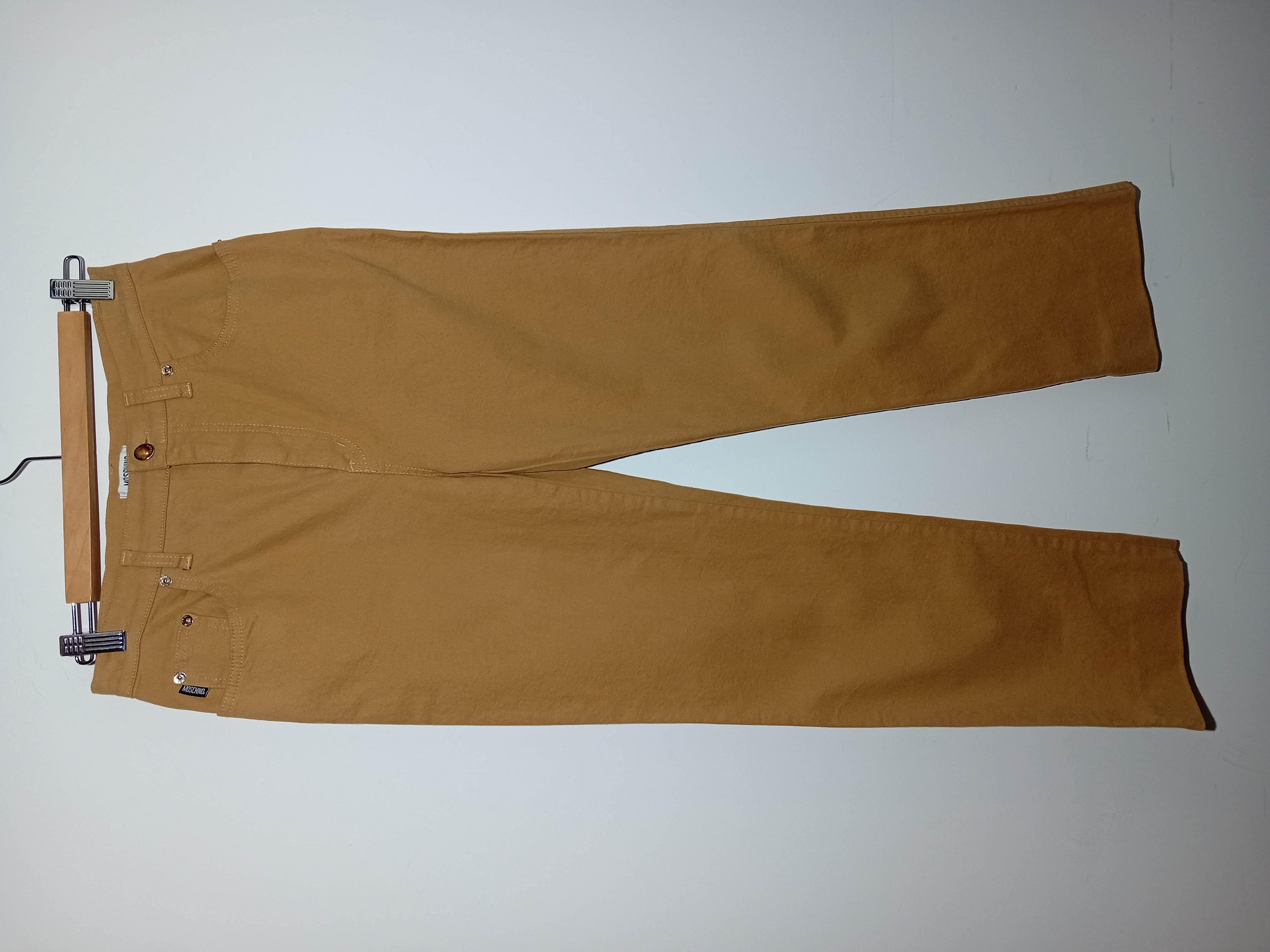 Pantalon Droit Moschino Ocre