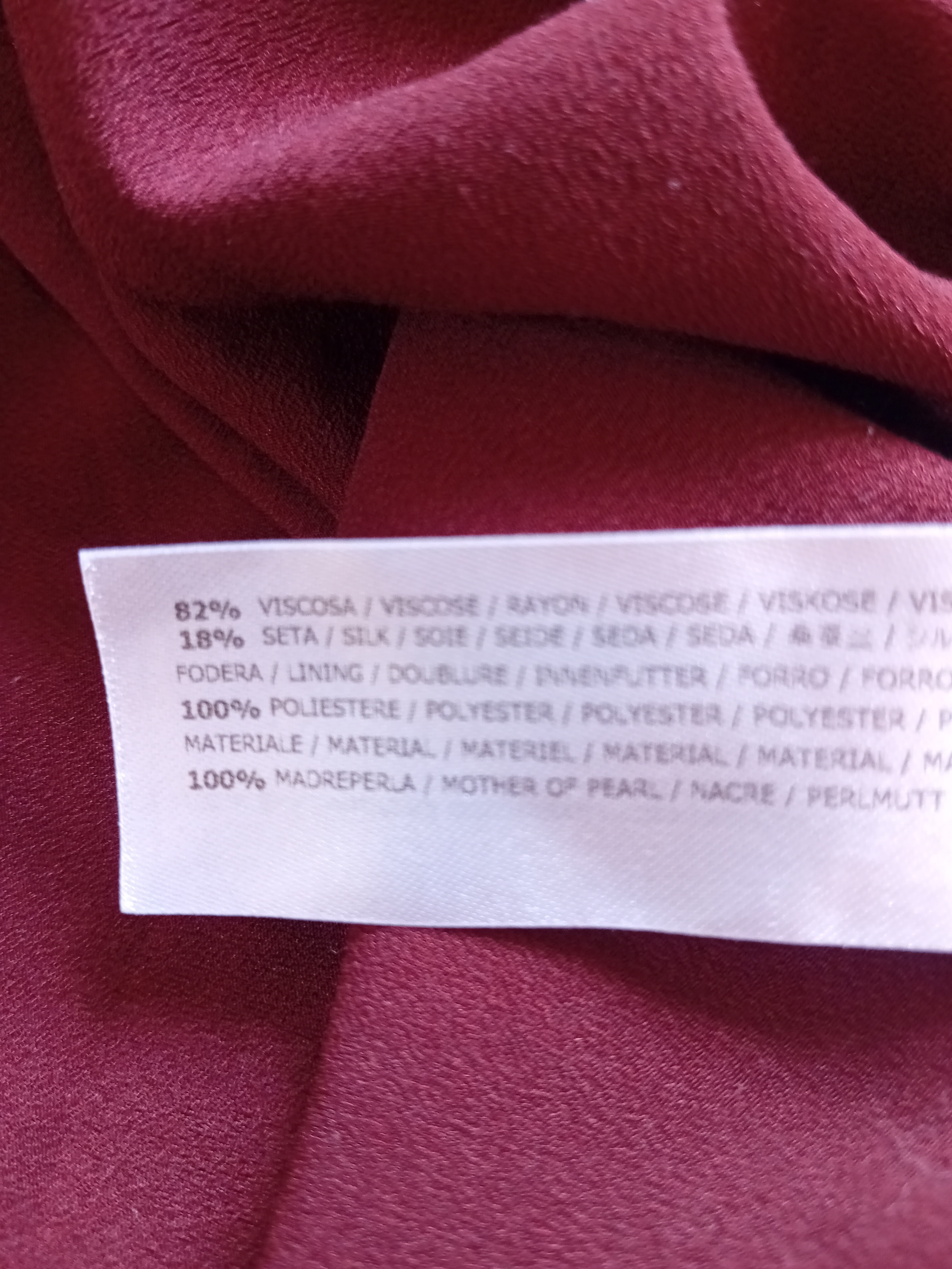 Robe Velours Bordeaux Twinset