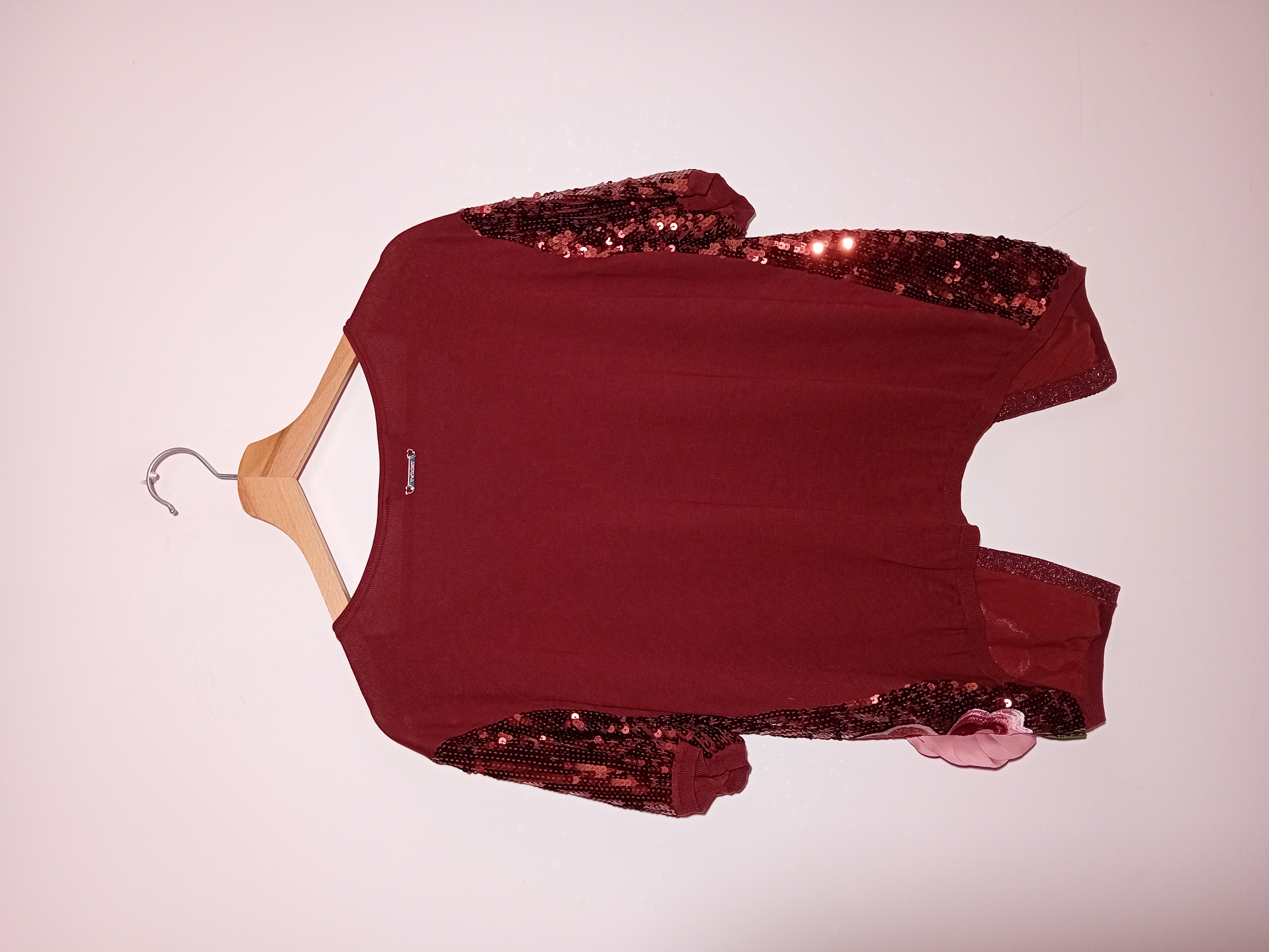 Gilet Bordeaux Paillettes S