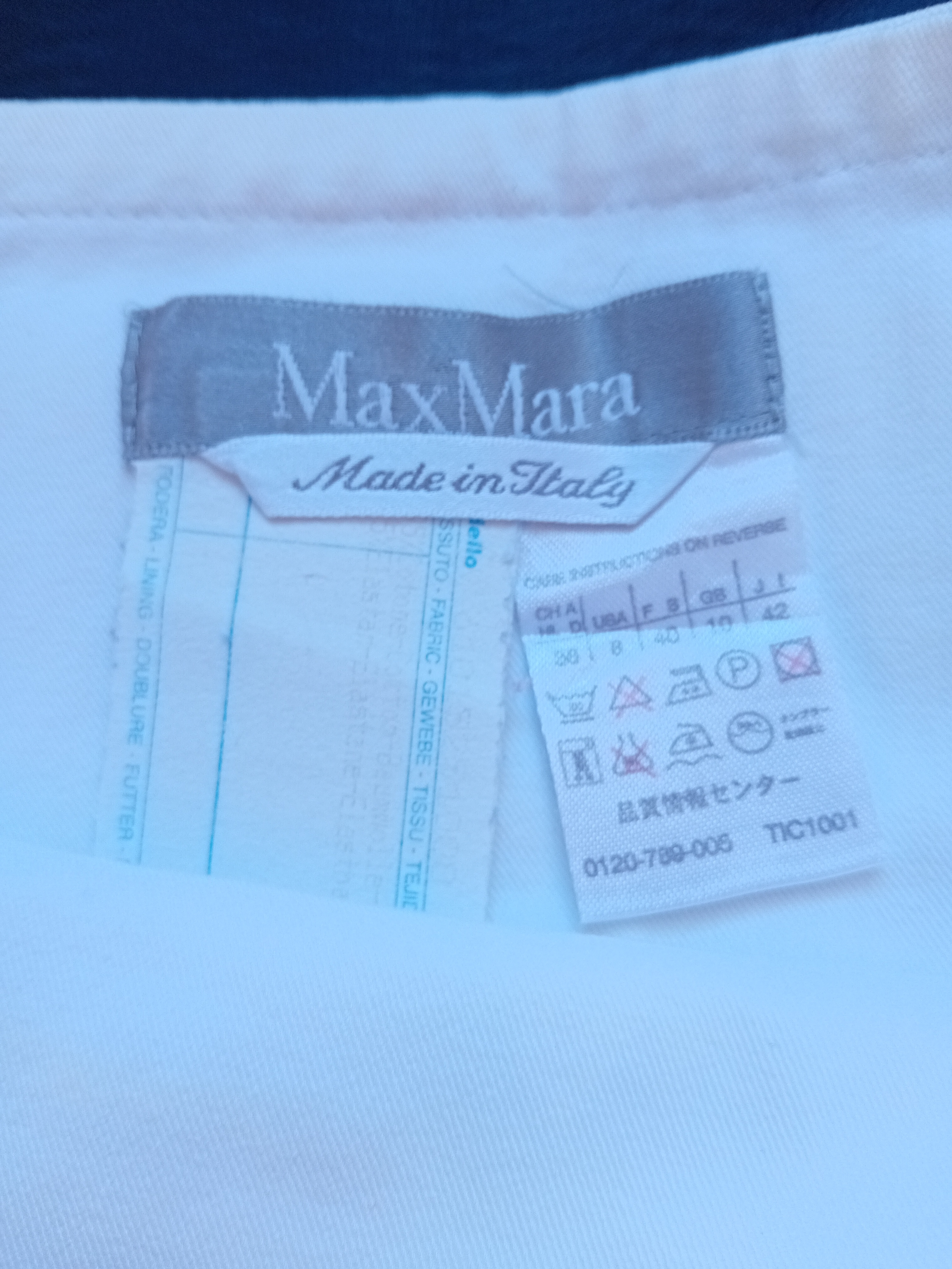 Jupe Trapèze Max Mara Blanche