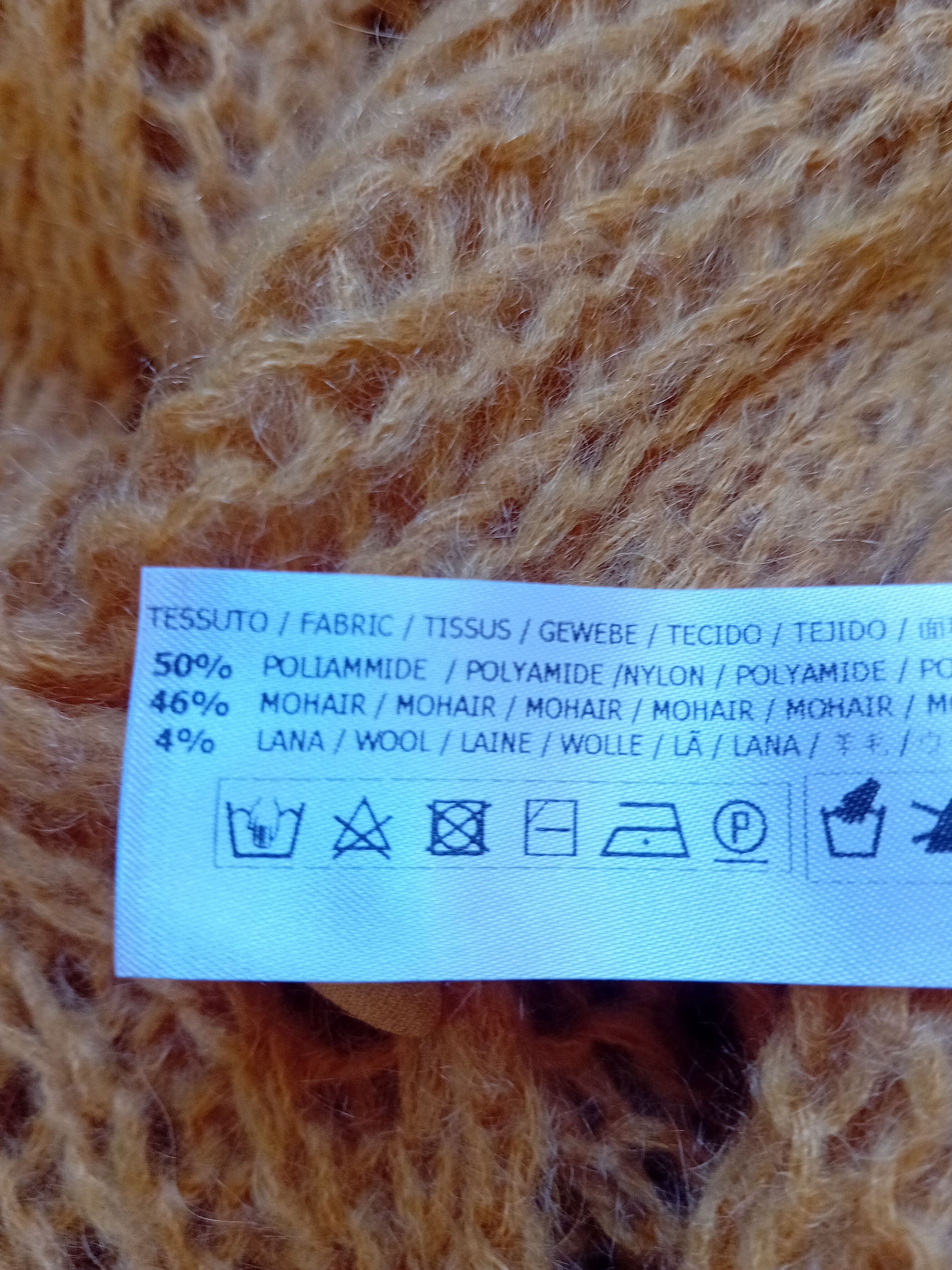 Gilet Jaune Moutarde En Mohair Twin-set