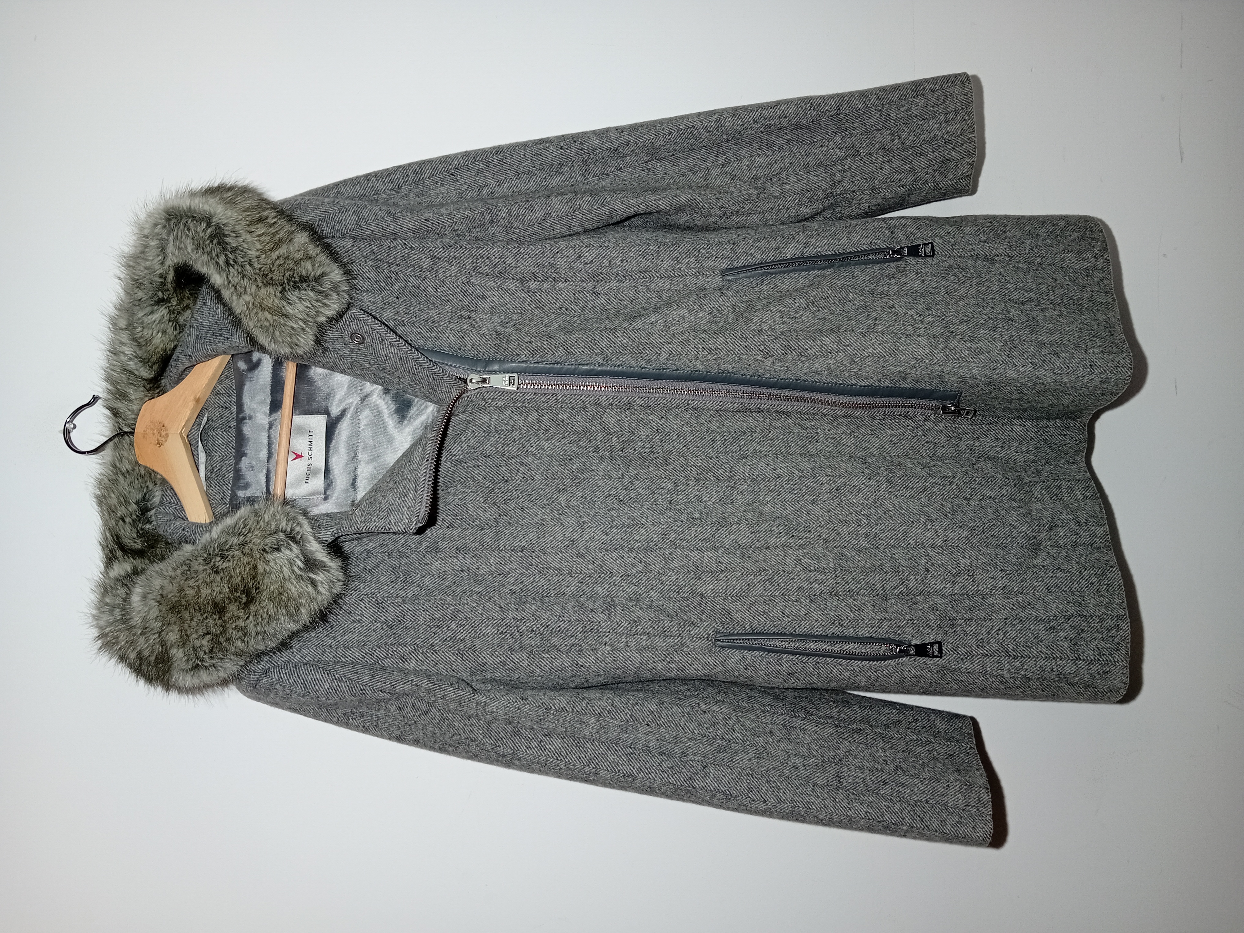 Manteau Gris En Laine Fuchs Schmitt M