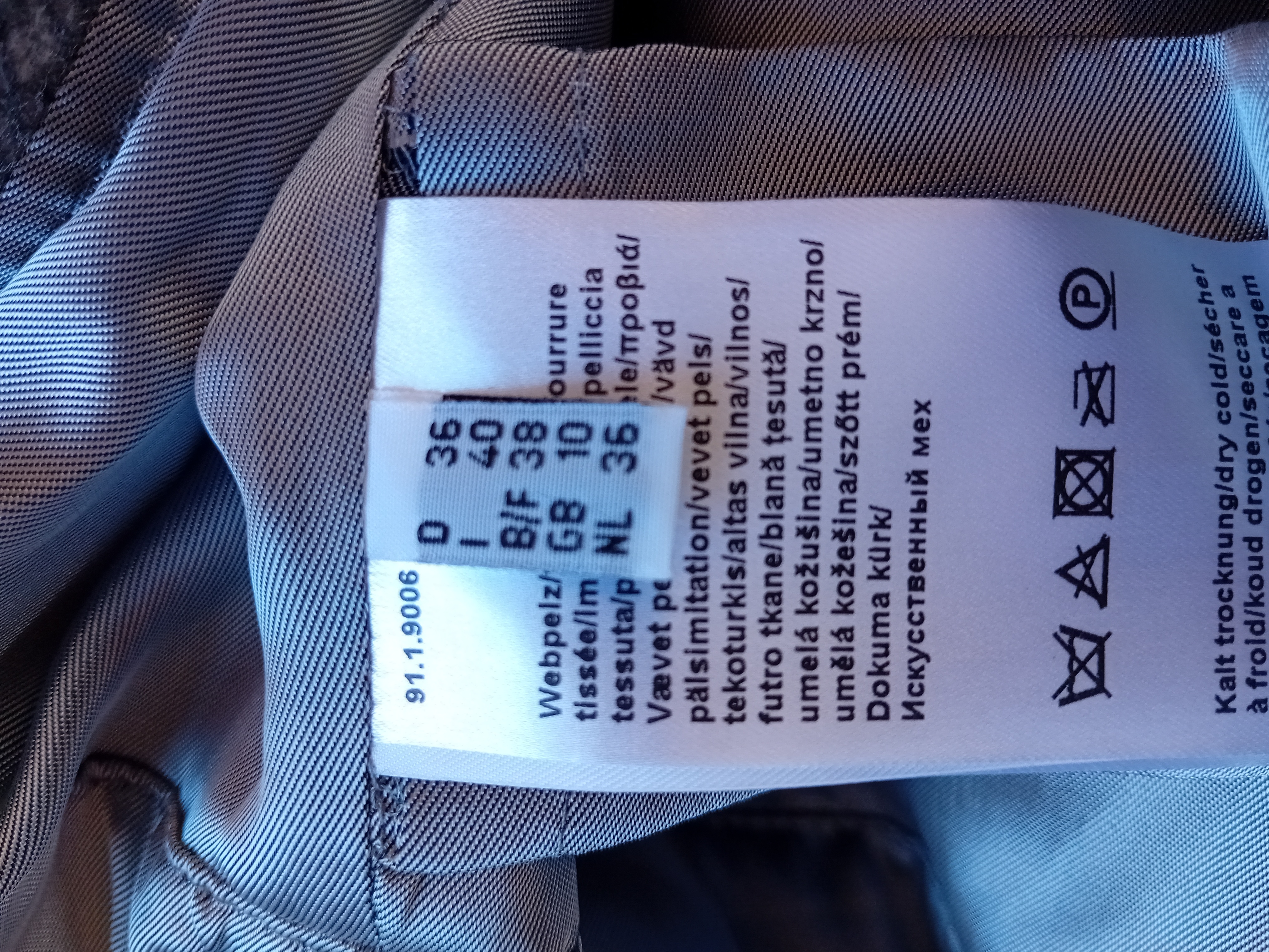 Manteau Gris En Laine Fuchs Schmitt M