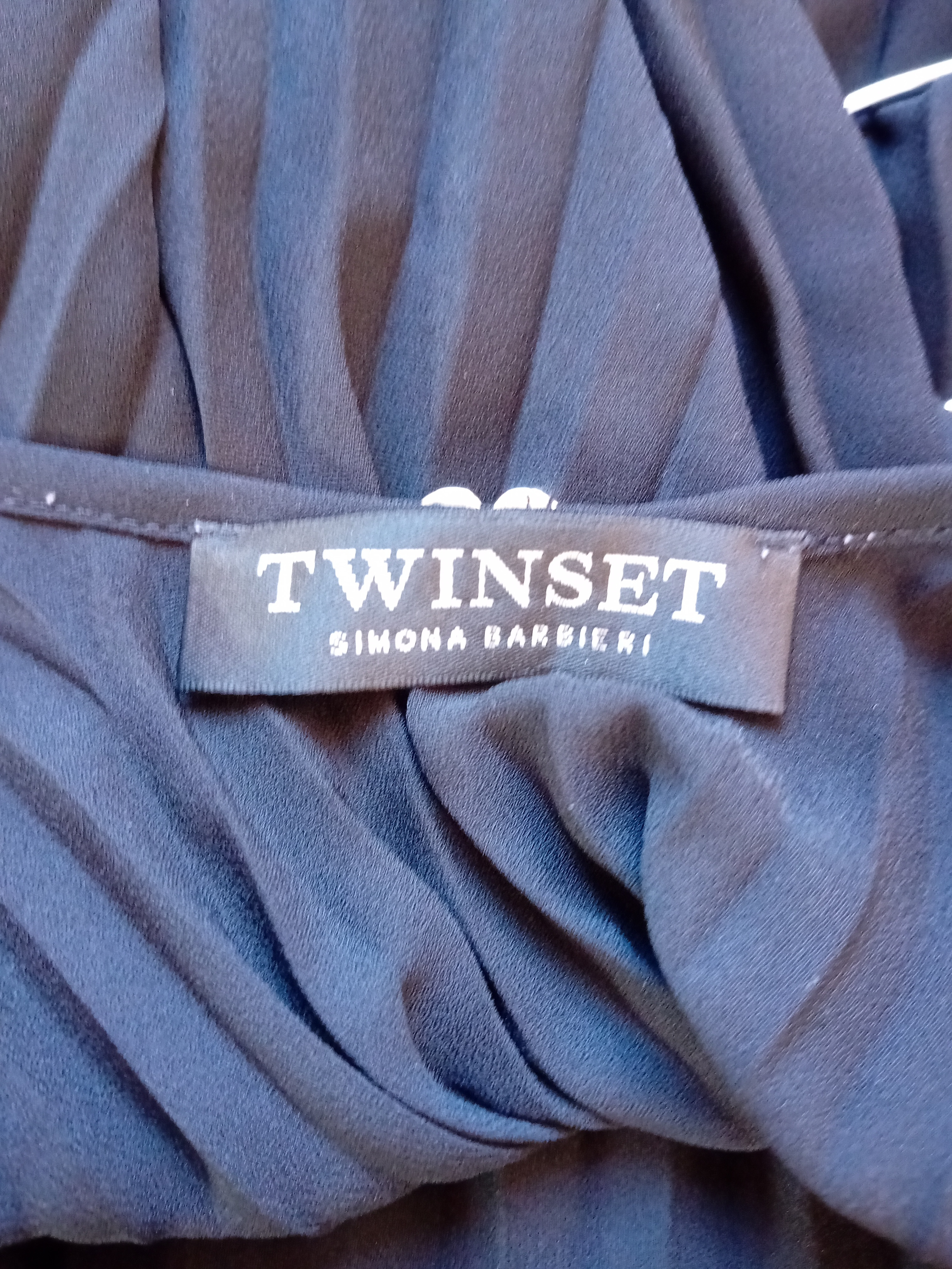 Robe Longue Noire Plissée Twinset