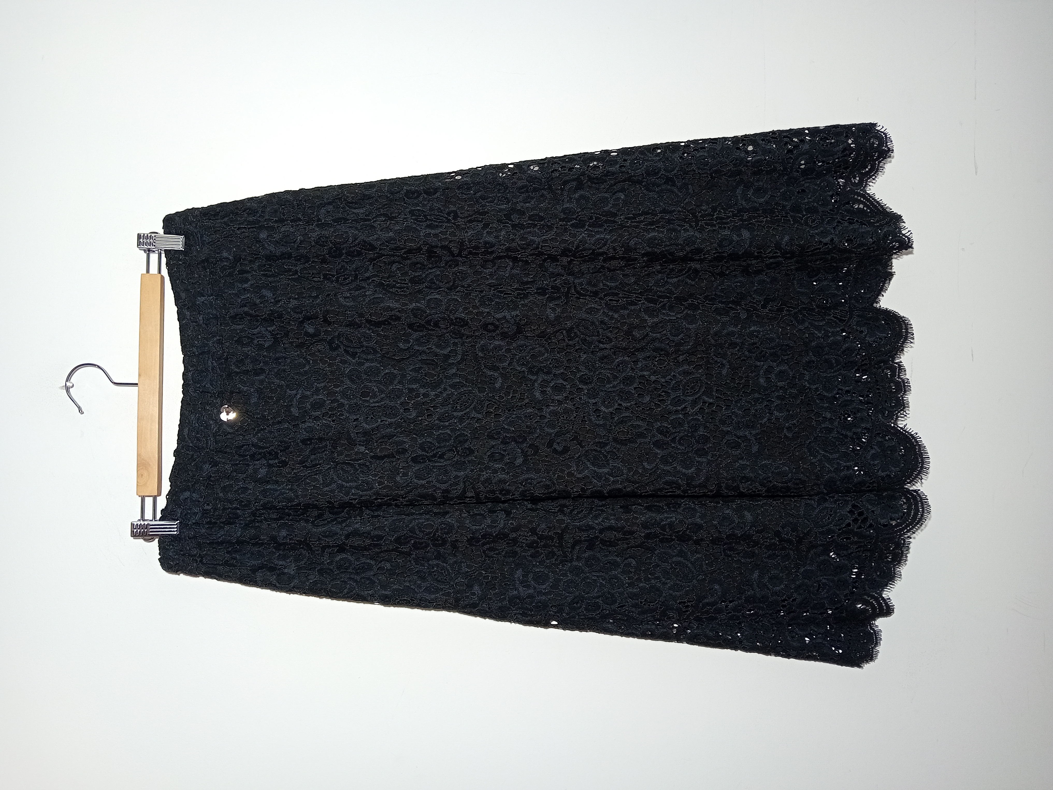 Jupe Midi Dentelle Noire Twin-set L