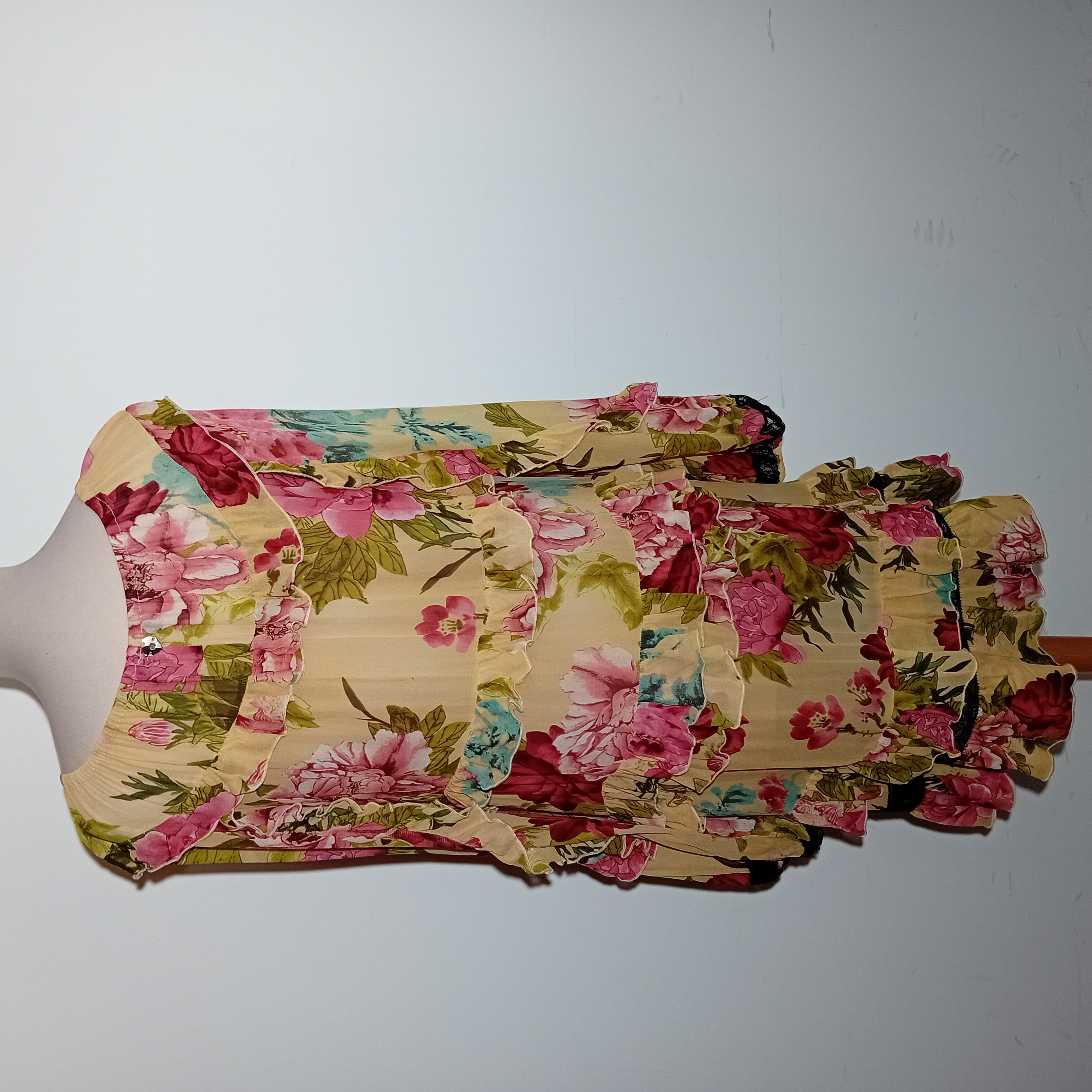 Robe À Fleurs Volanté Twinset Xxl