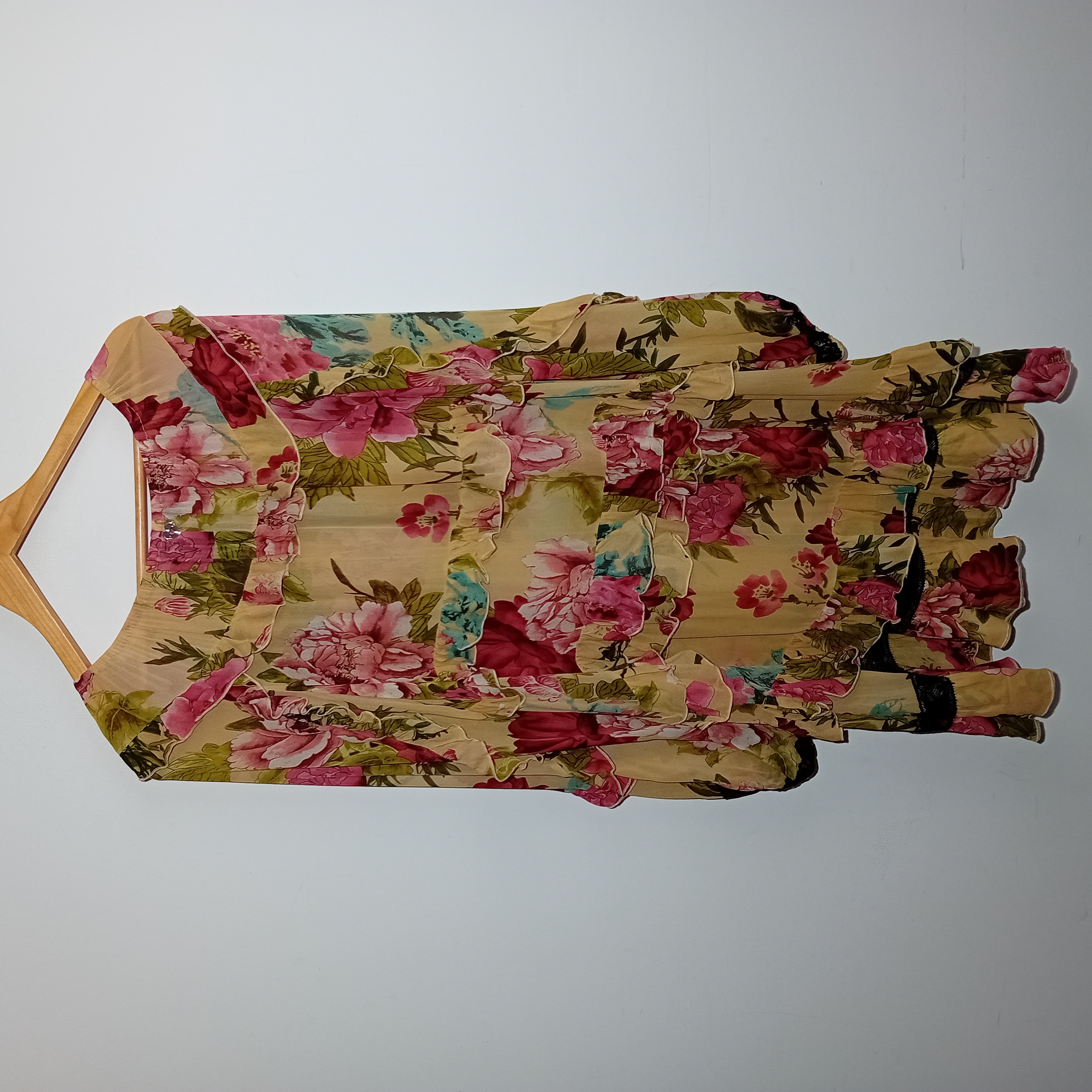Robe À Fleurs Volanté Twinset Xxl