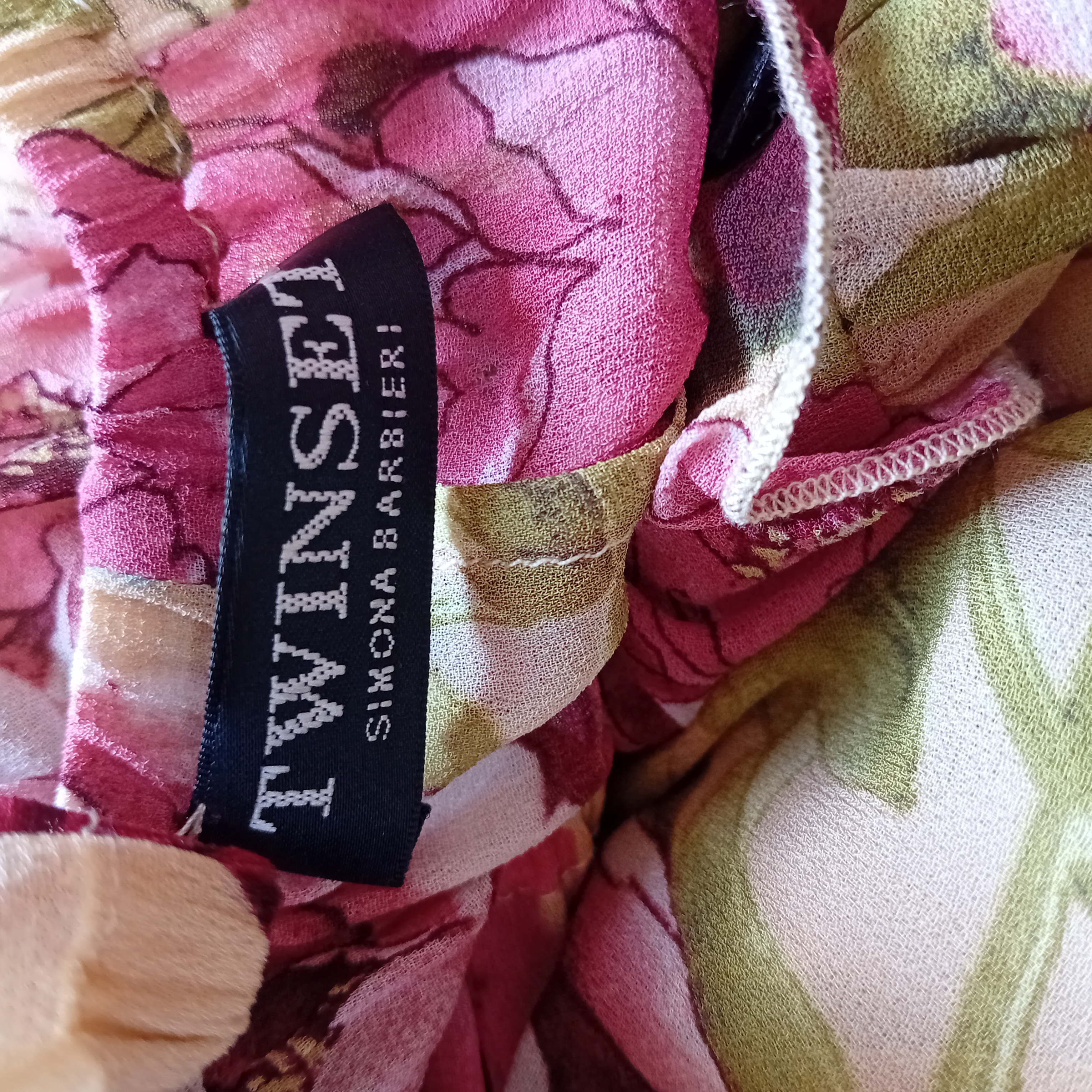 Robe À Fleurs Volanté Twinset Xxl