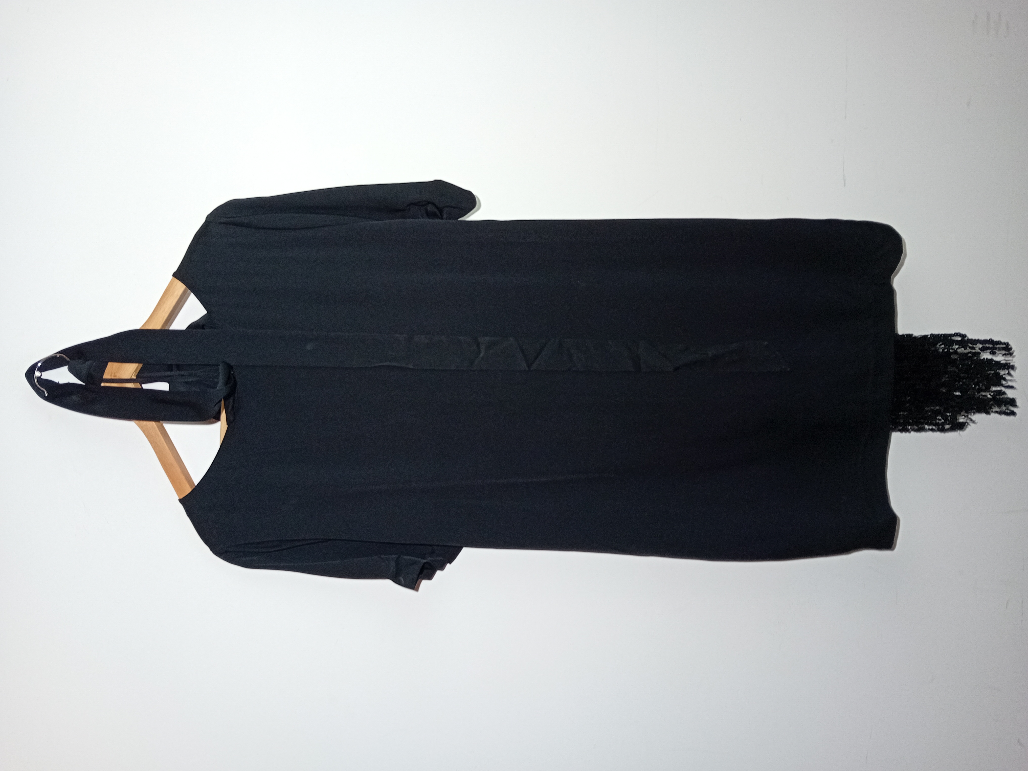 Robe Noire Élégante Sequins Twinset Xl