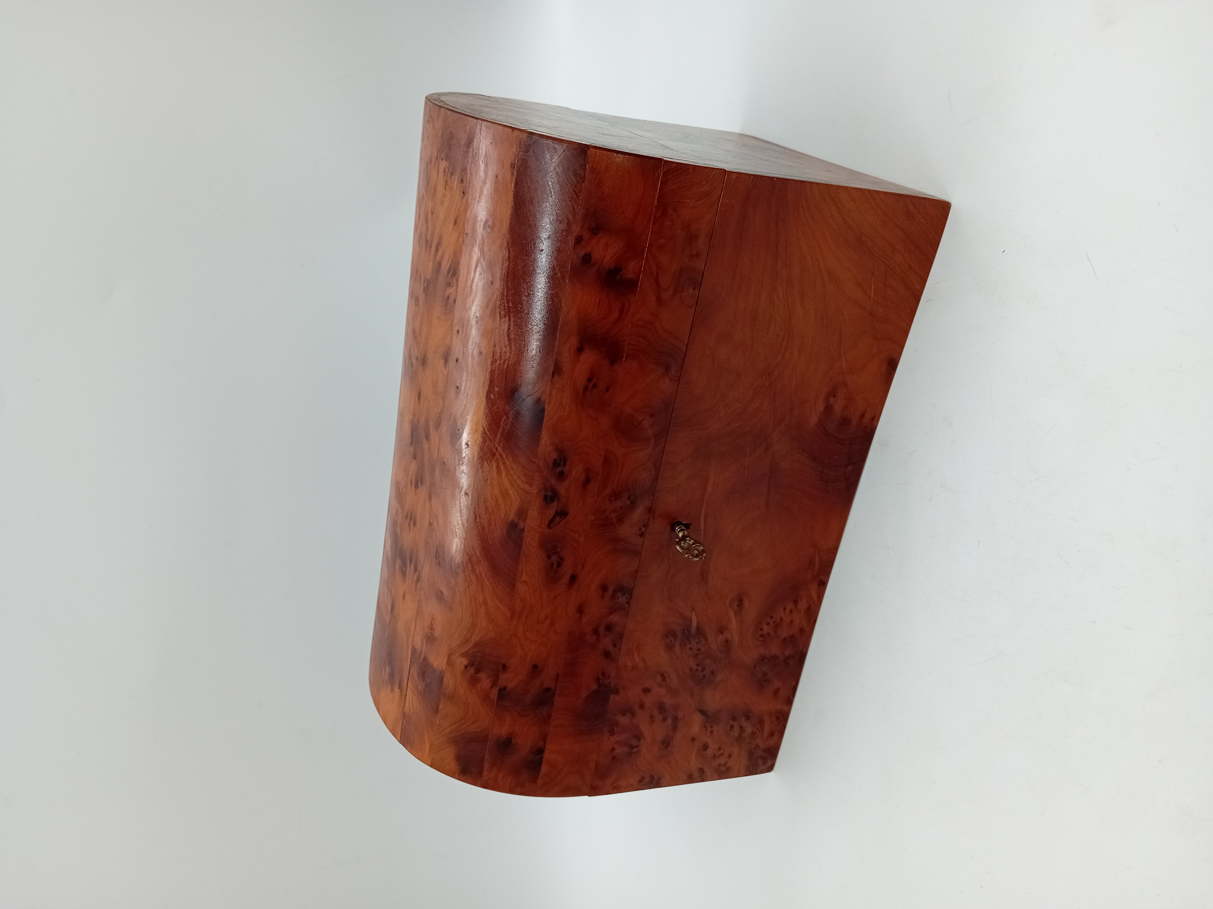 Boite A Bijoux Vintage En Ronce De Bois