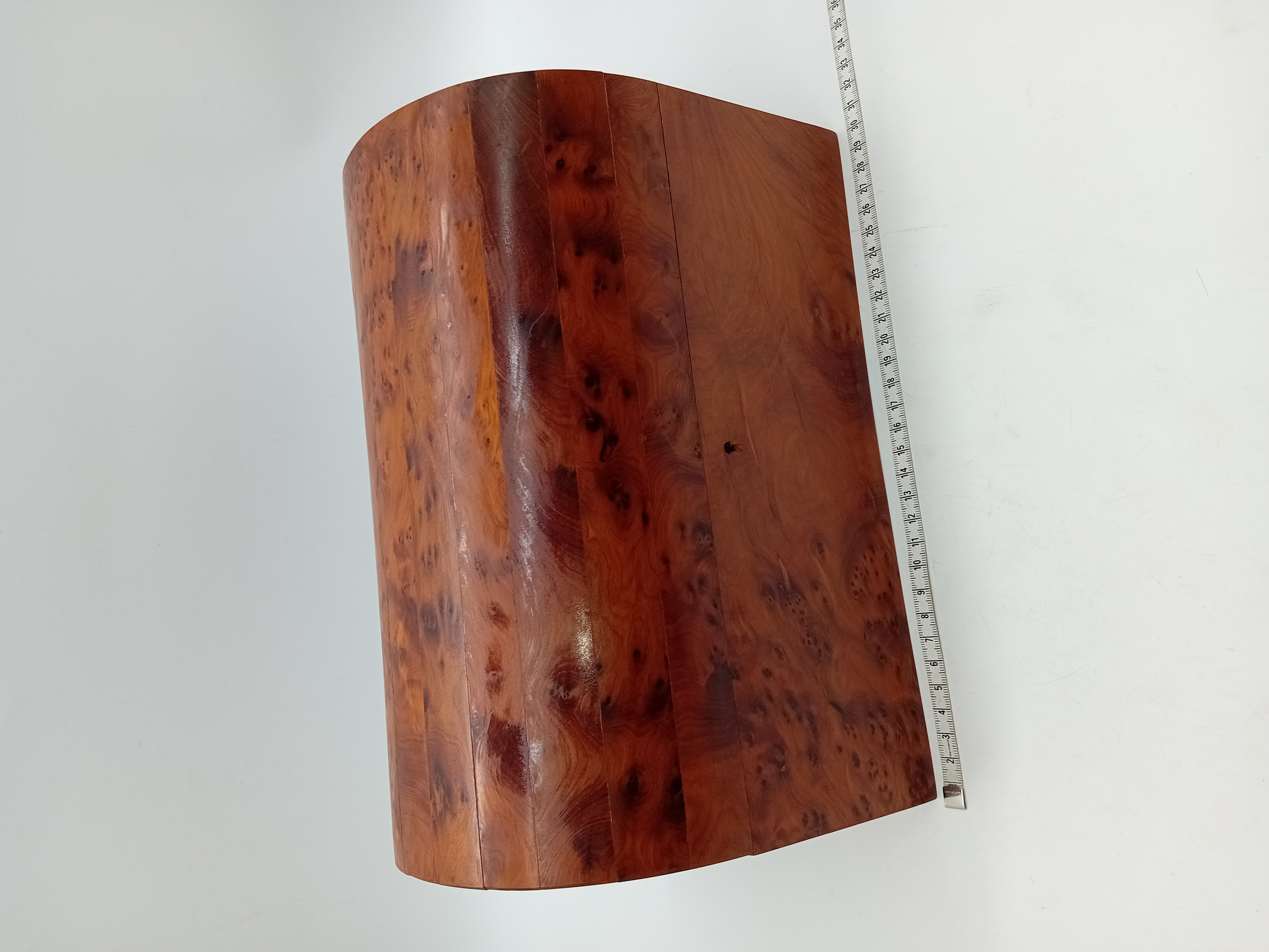 Boite A Bijoux Vintage En Ronce De Bois