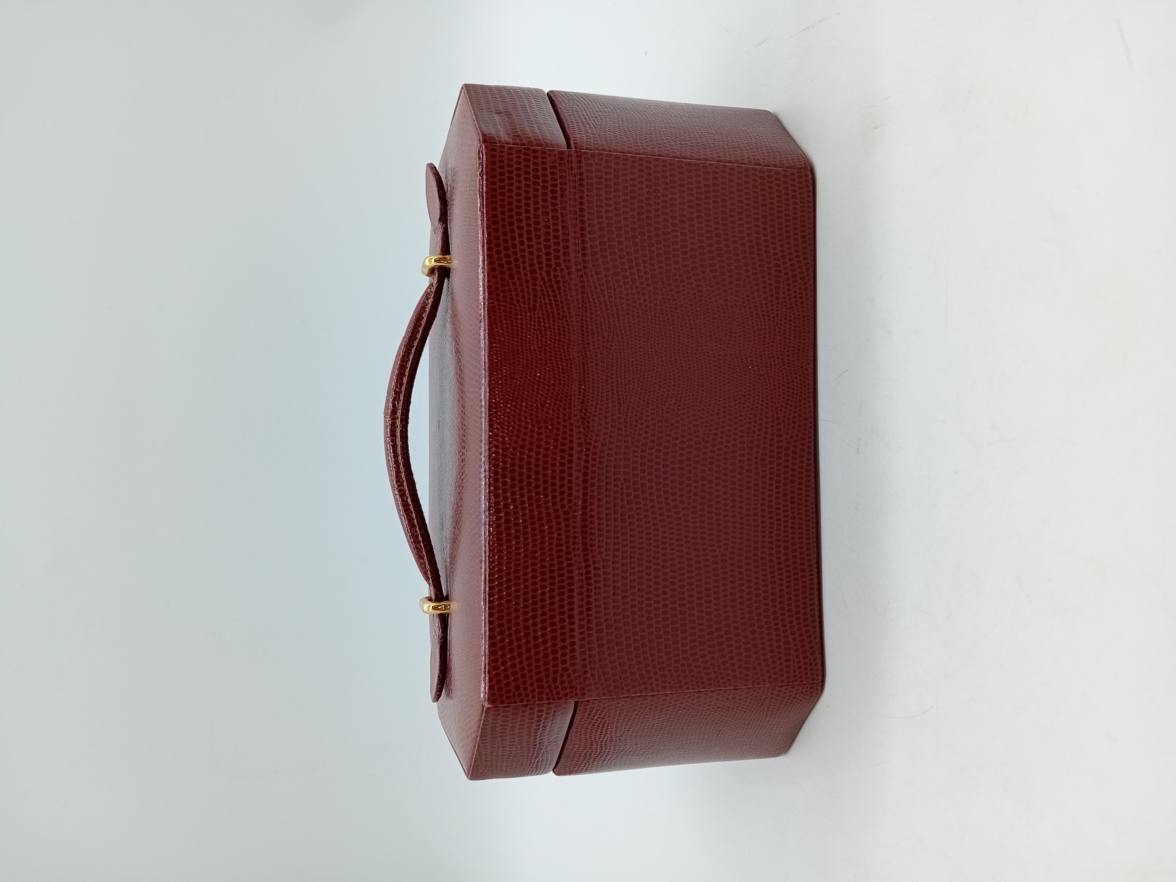 Boite A Bijoux Vintage Bordeaux