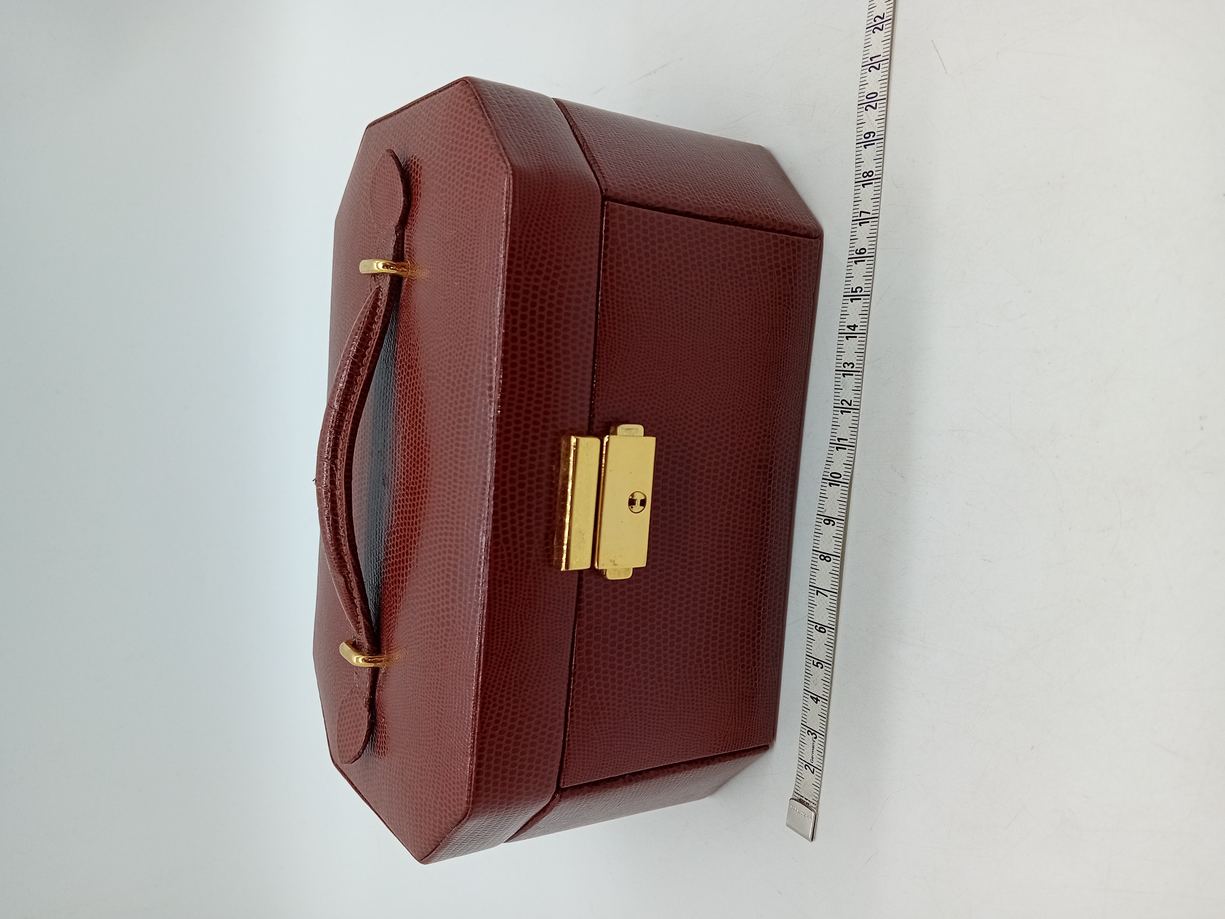 Boite A Bijoux Vintage Bordeaux