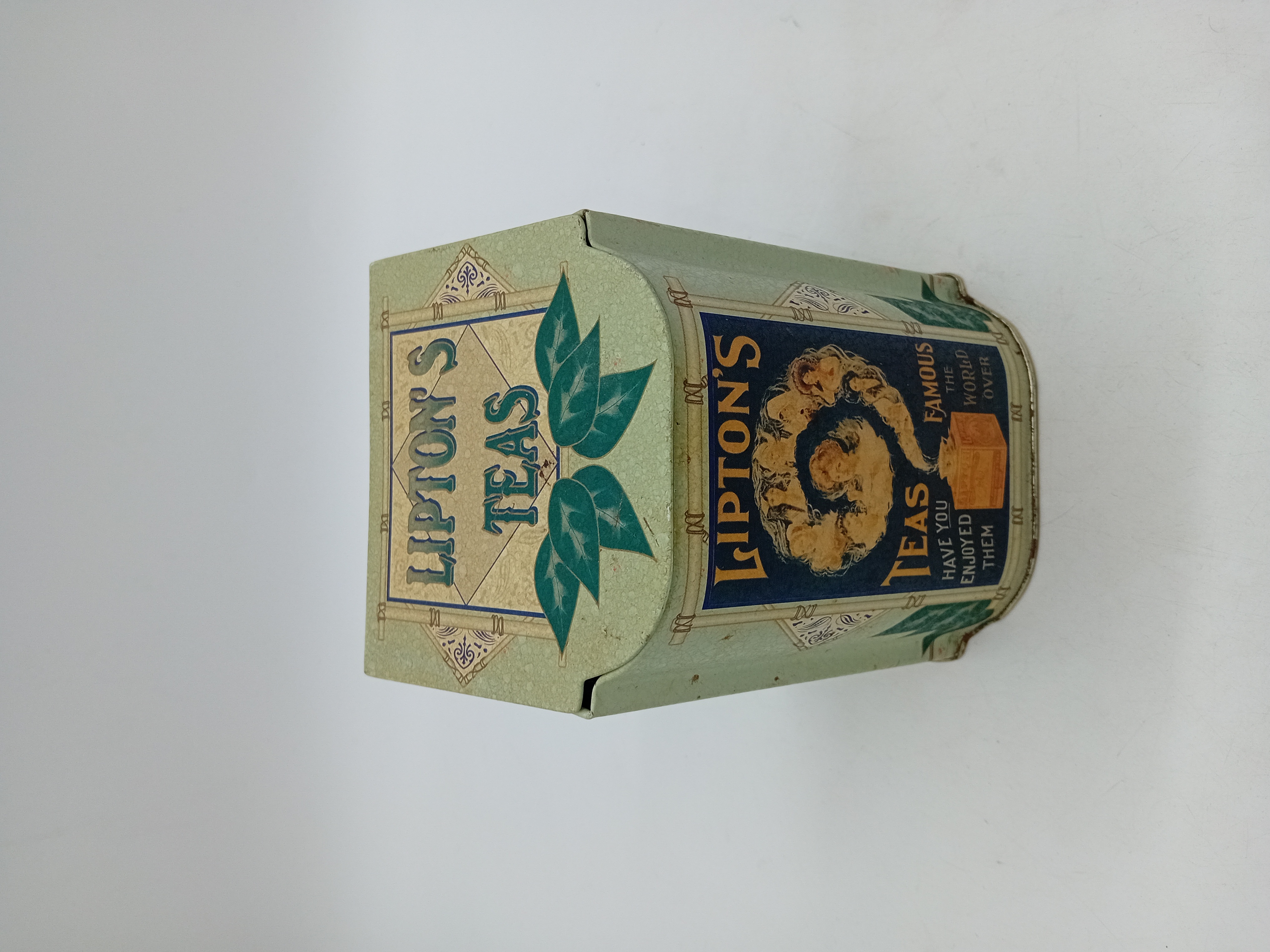 Lot 2 Boites Metal Vintage Lipton Et Coca Cola