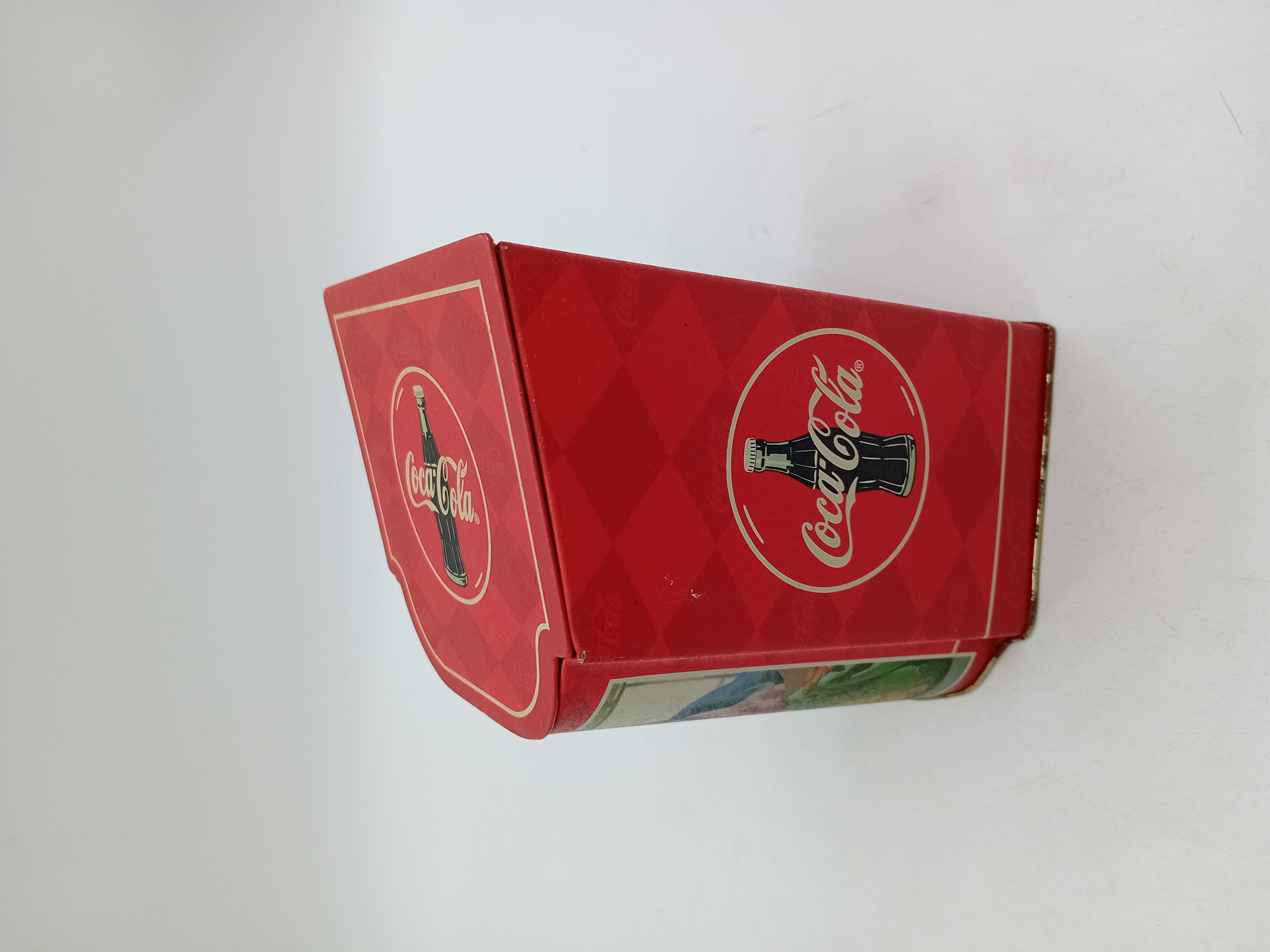 Lot 2 Boites Metal Vintage Lipton Et Coca Cola