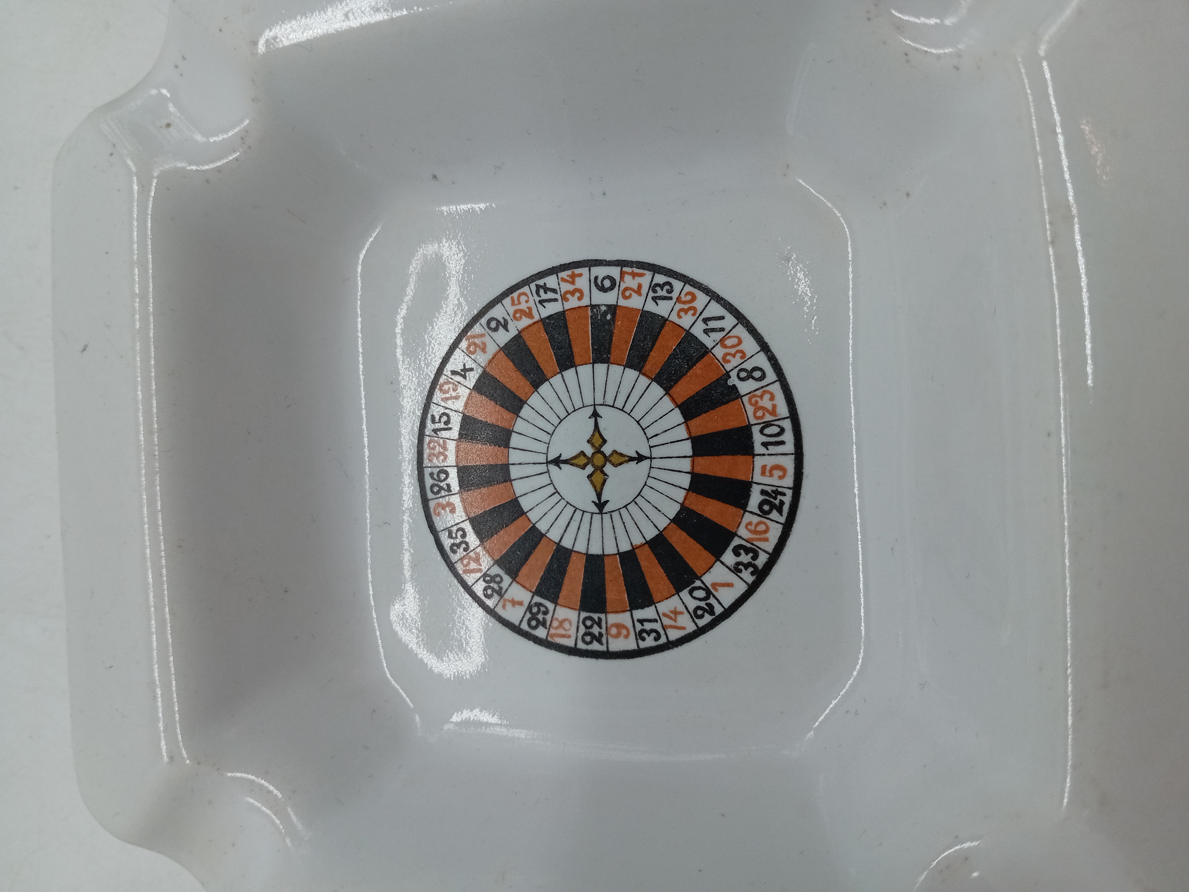 Cendrier Vintage Boch La Louviere Roulette