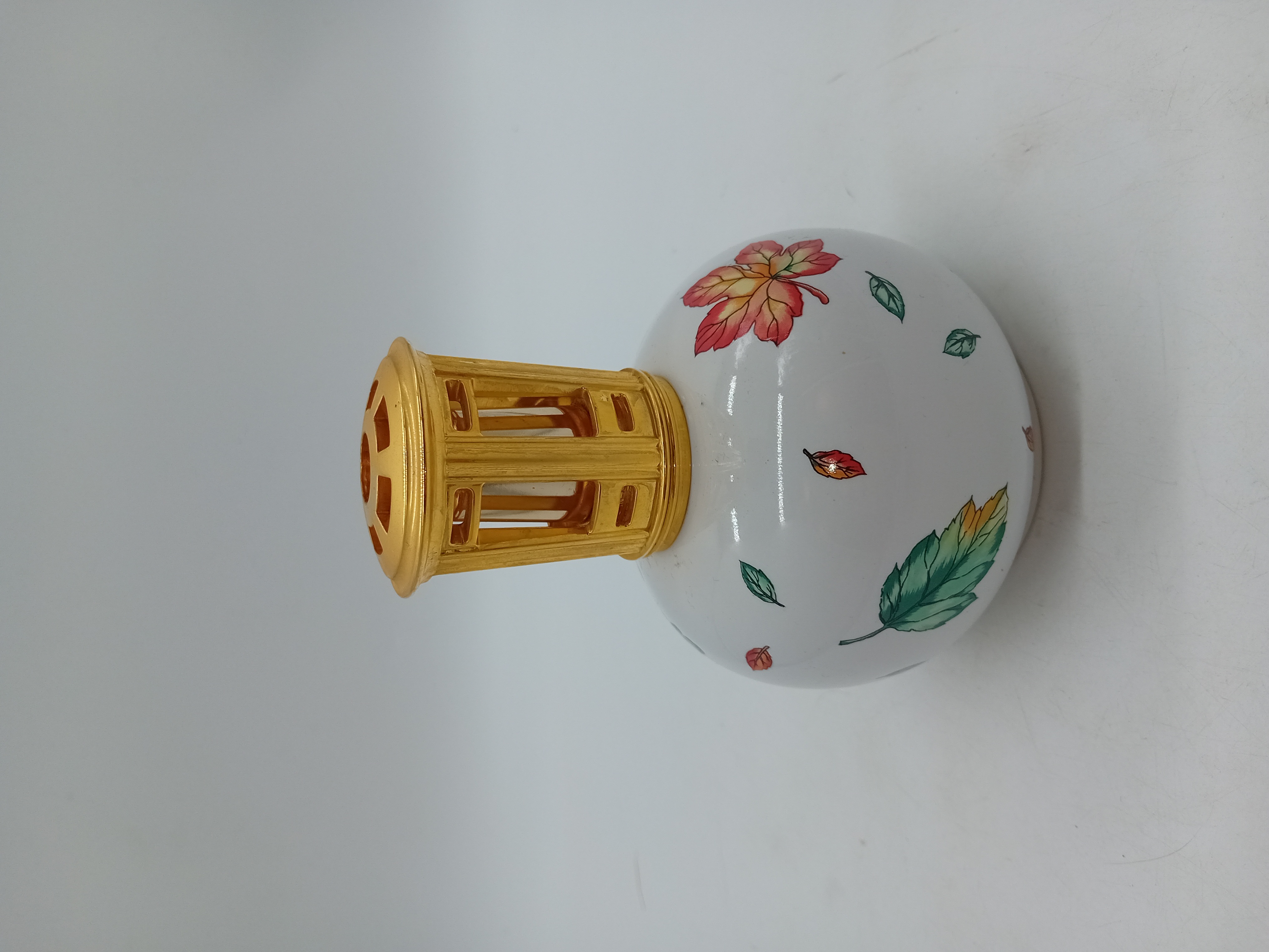 Lampe Berger Revol Porcelaine Feuilles